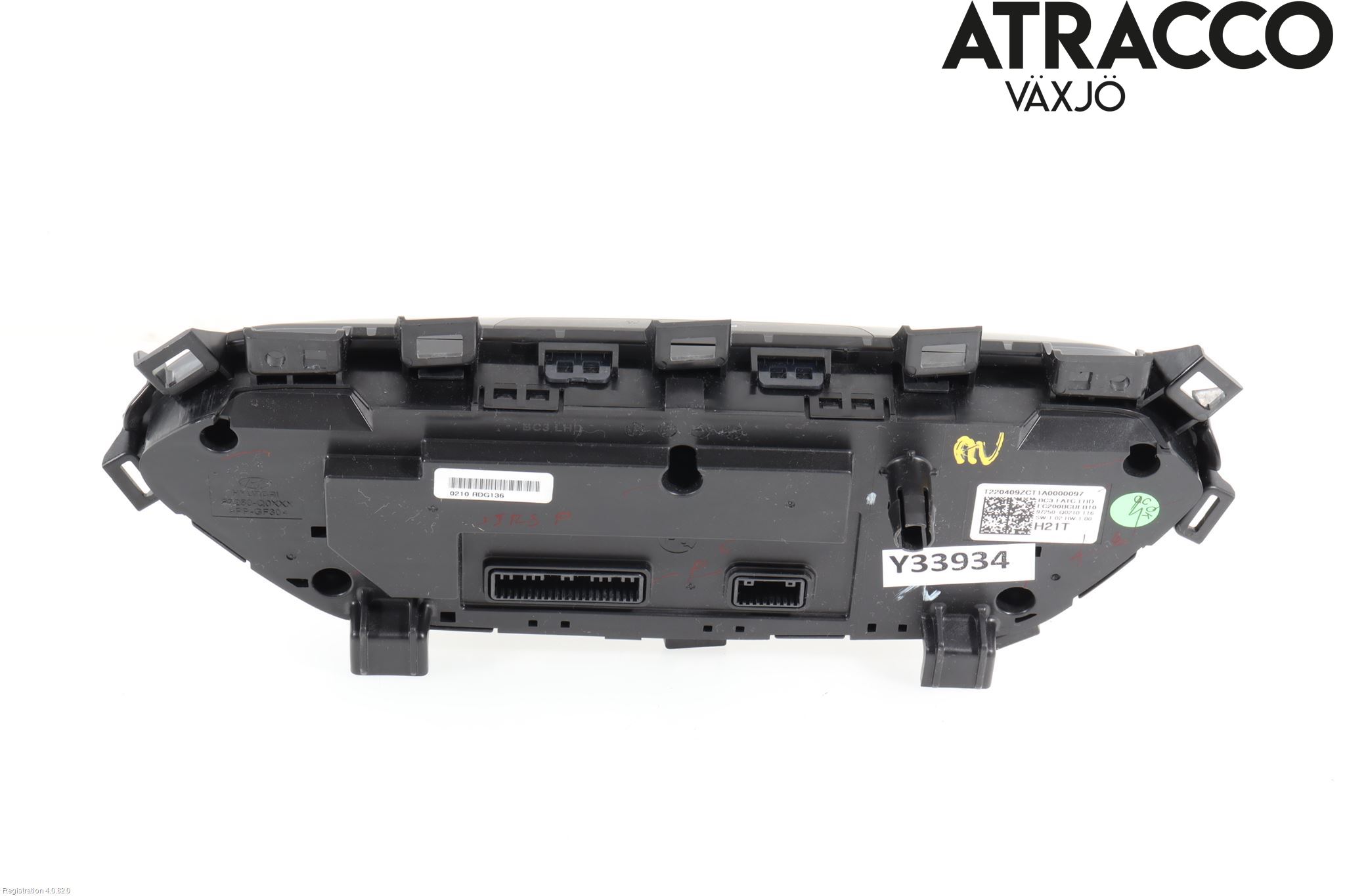 Hyundai i20 BC 21- Varme Ac Betjening-Display