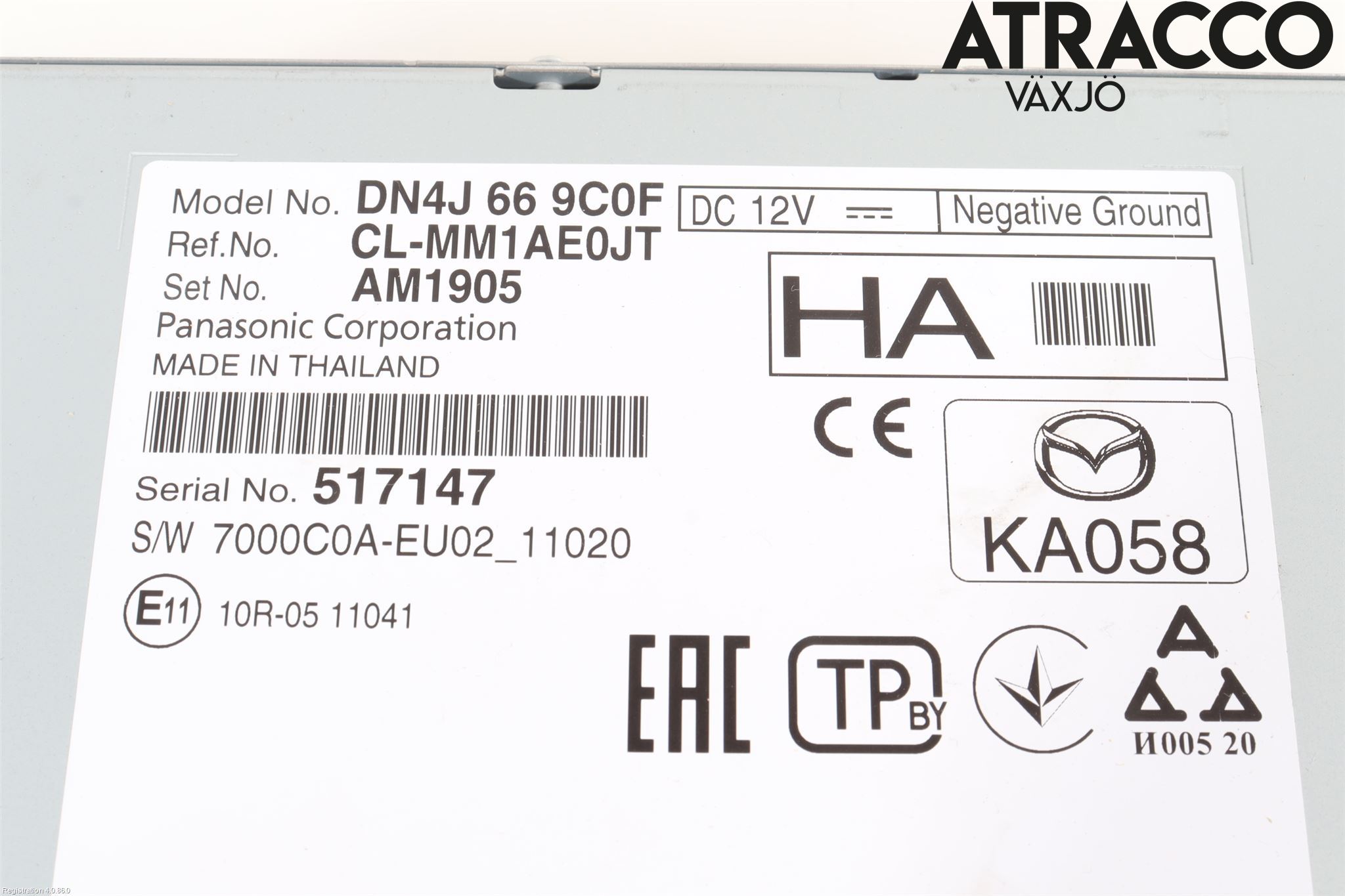 Mazda MX-30 20- Stereo Radio Med Cd