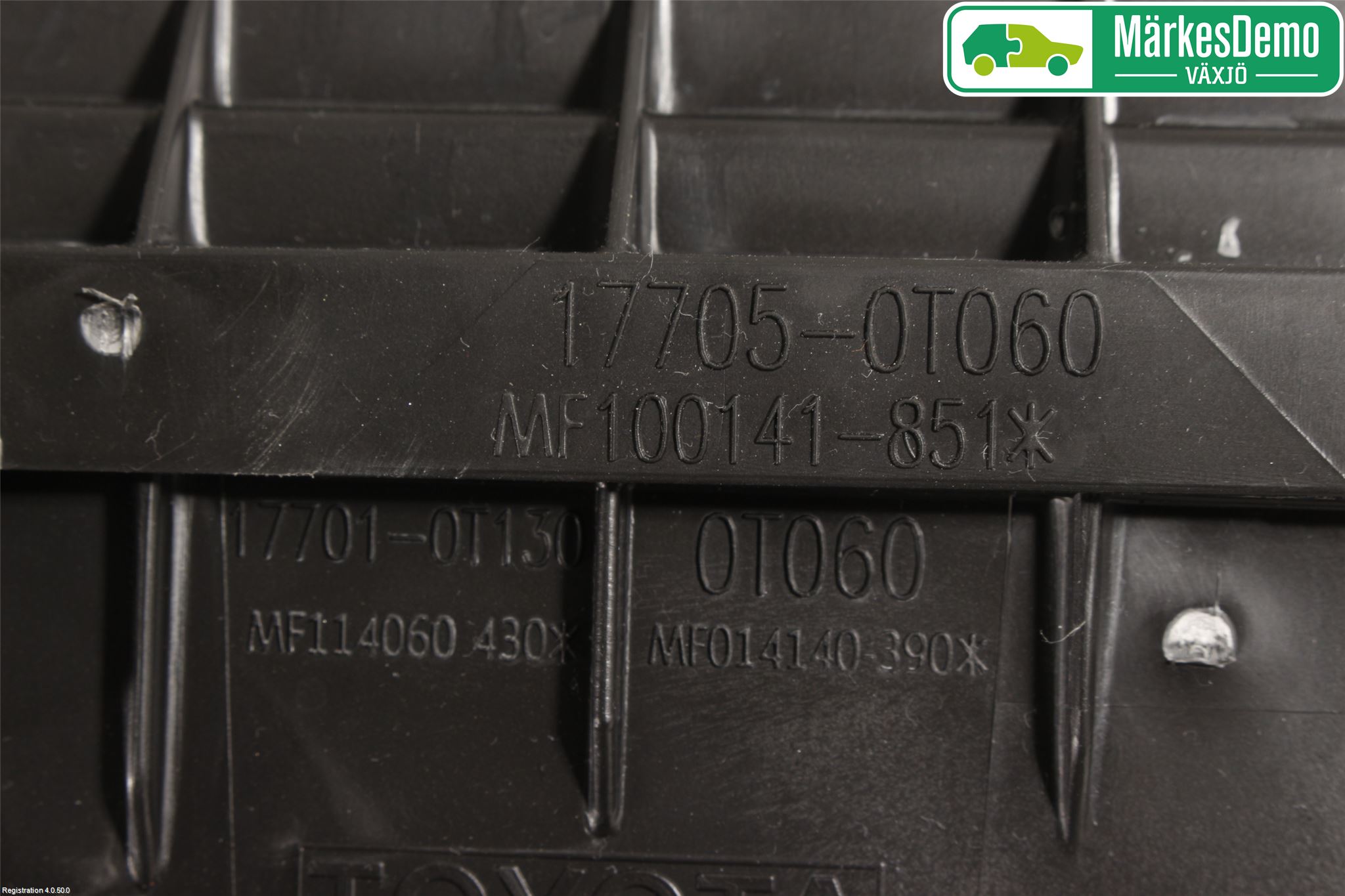 Toyota AURIS 13-19 Luftfilter Boks