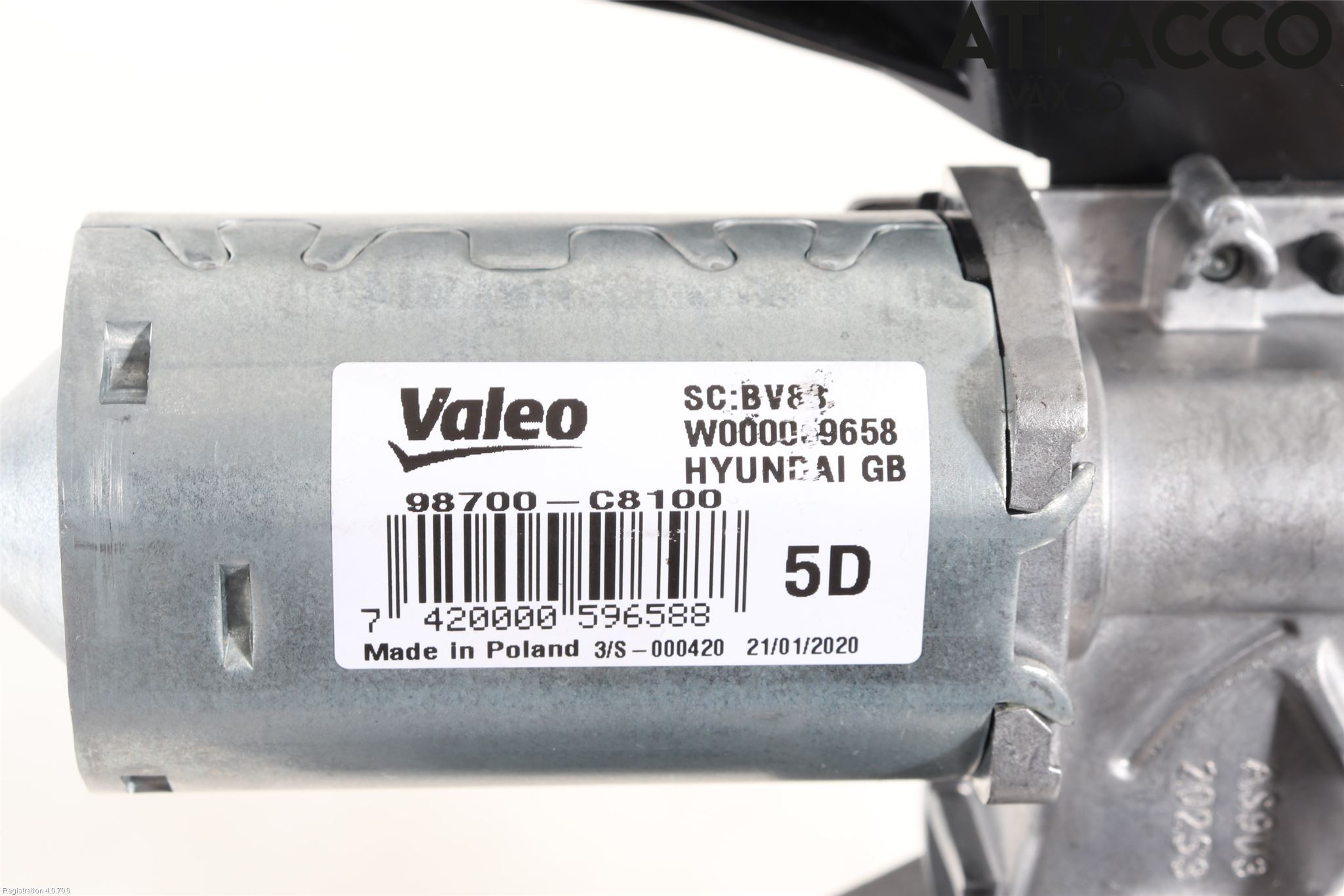 Hyundai i20 GB 15-20 Viskermotor Bakluke