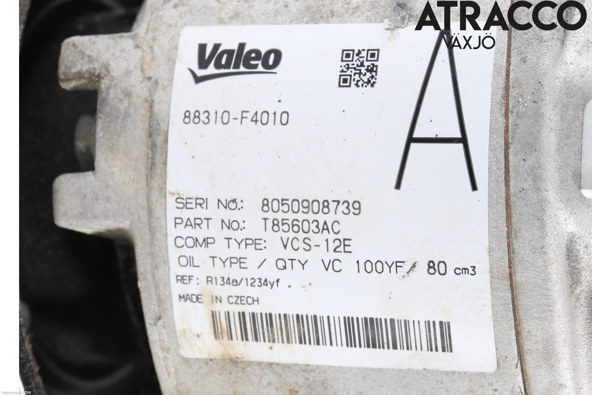 Toyota C-HR 16-23 Varme Ac Kompressor
