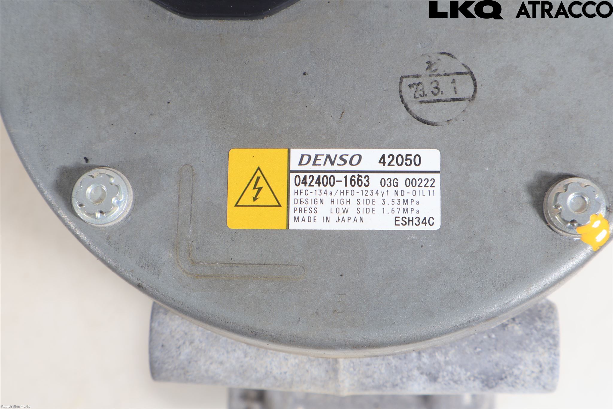 Toyota bZ4X EA10 22- Varme Ac Kompressor