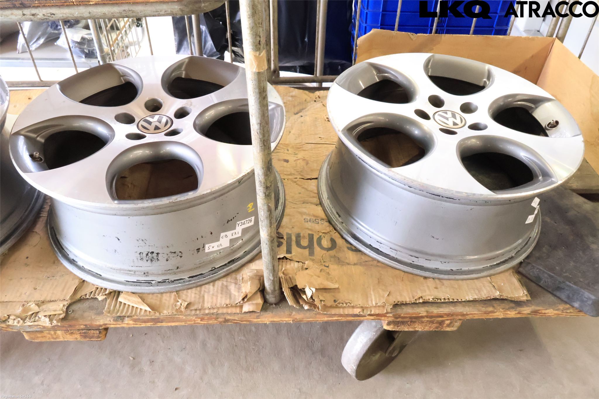 Volkswagen VW GOLF V 04-09 Felg Aluminium Sett 4Stk