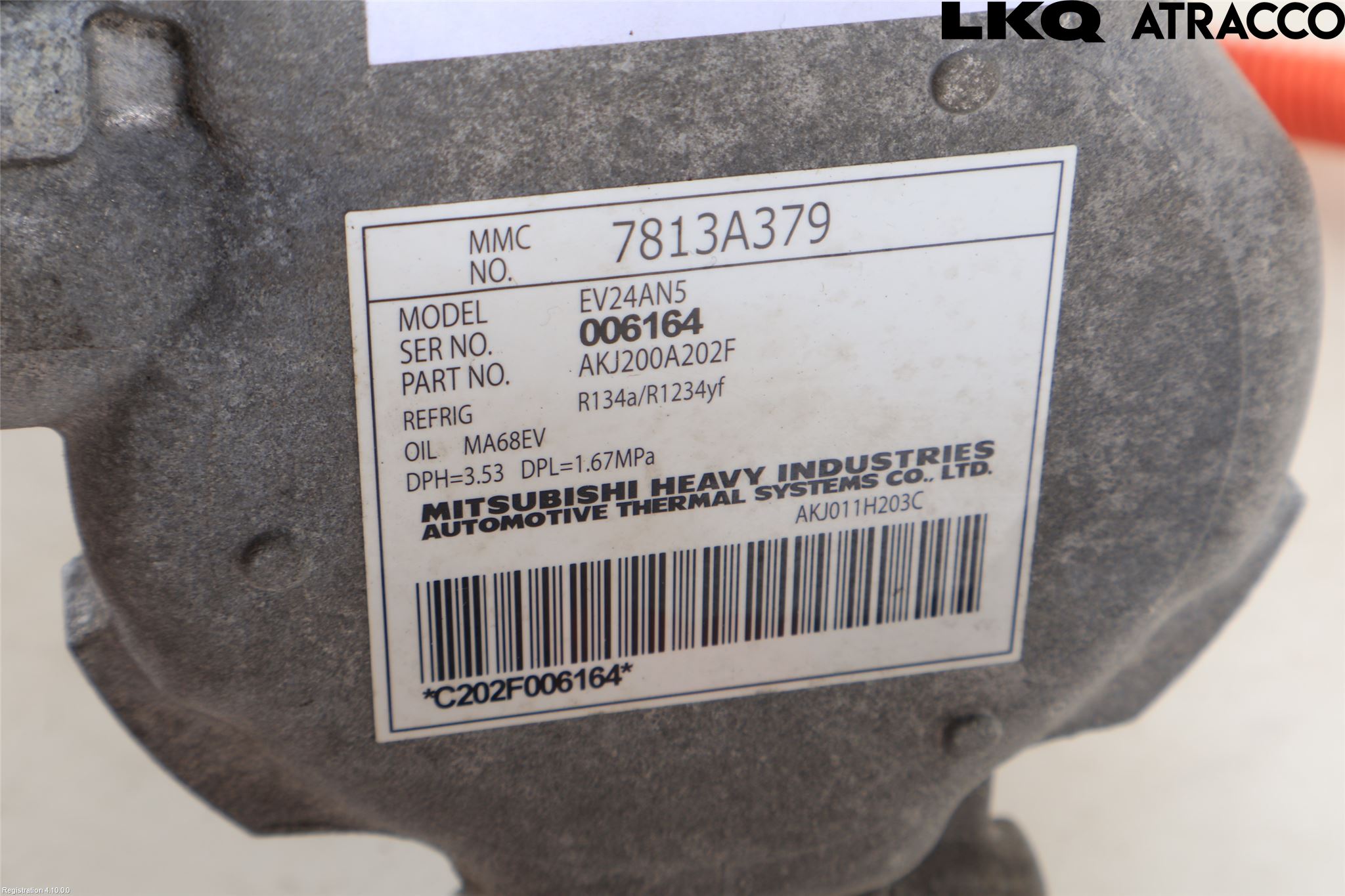 Mitsubishi OUTLANDER 13-21 Varme Ac Kompressor
