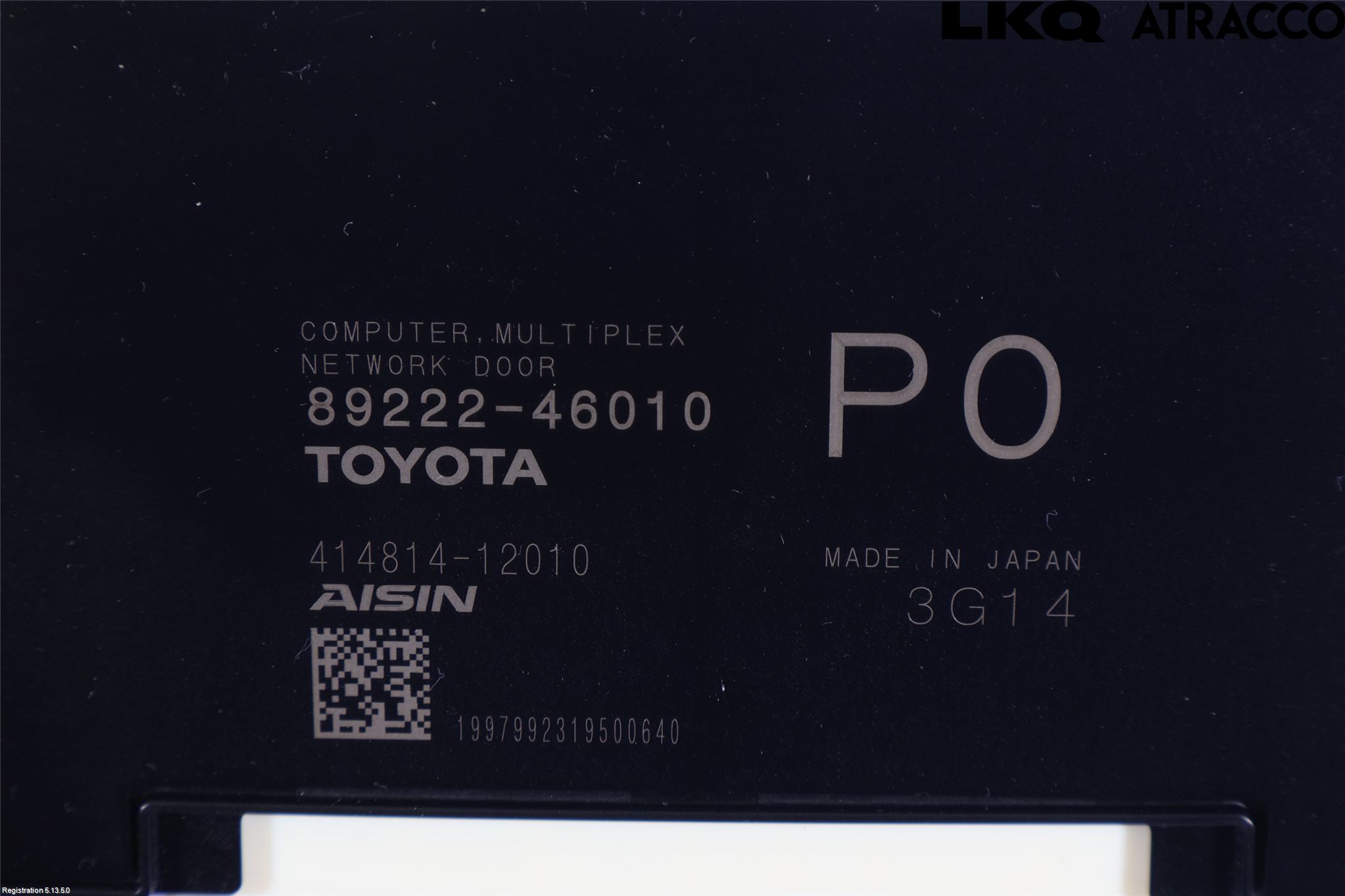 Lexus RZ 23- Styreenhet Sentrallås