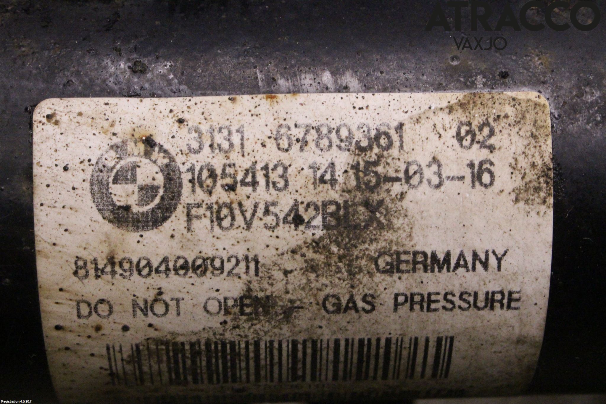 BMW 5 F10/F11/F18 09-17 Fjærbein Foran Venstre