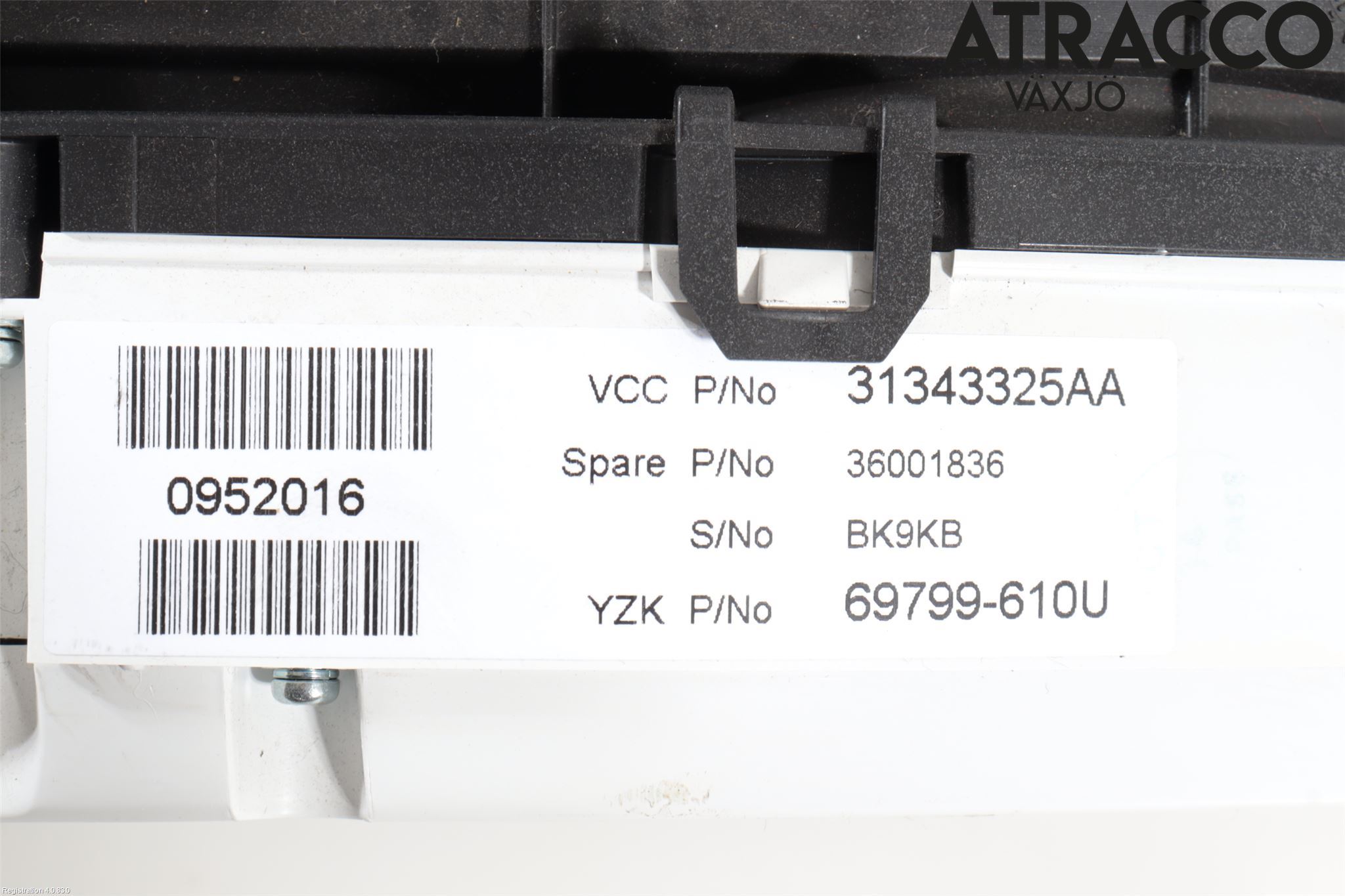 Volvo V70 08-13 Instr Kombinert