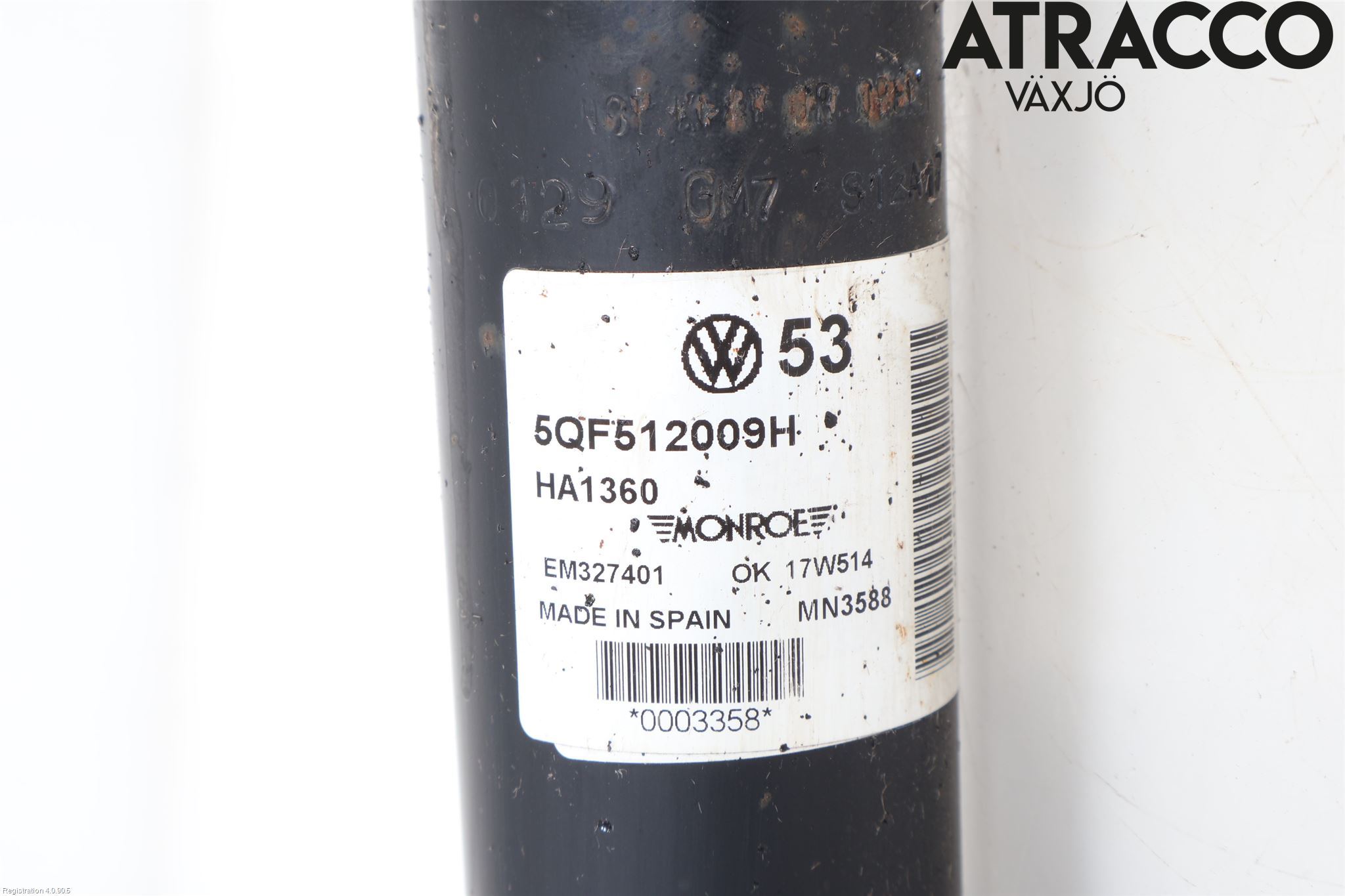 Volkswagen VW TIGUAN 16-24 Støtdemper Bak