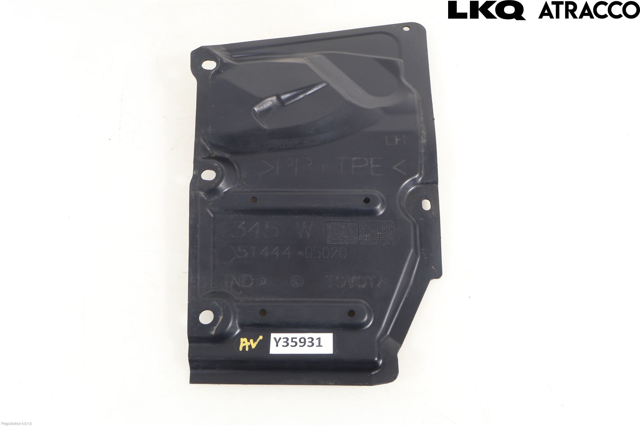 Toyota AURIS 13-19 Bunnplate U Motor-Gear-Dørk