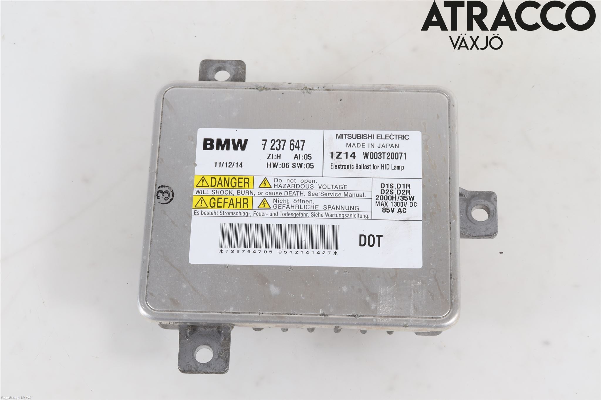 BMW 5 F10/F11/F18 09-17 Styreenhet Xenon