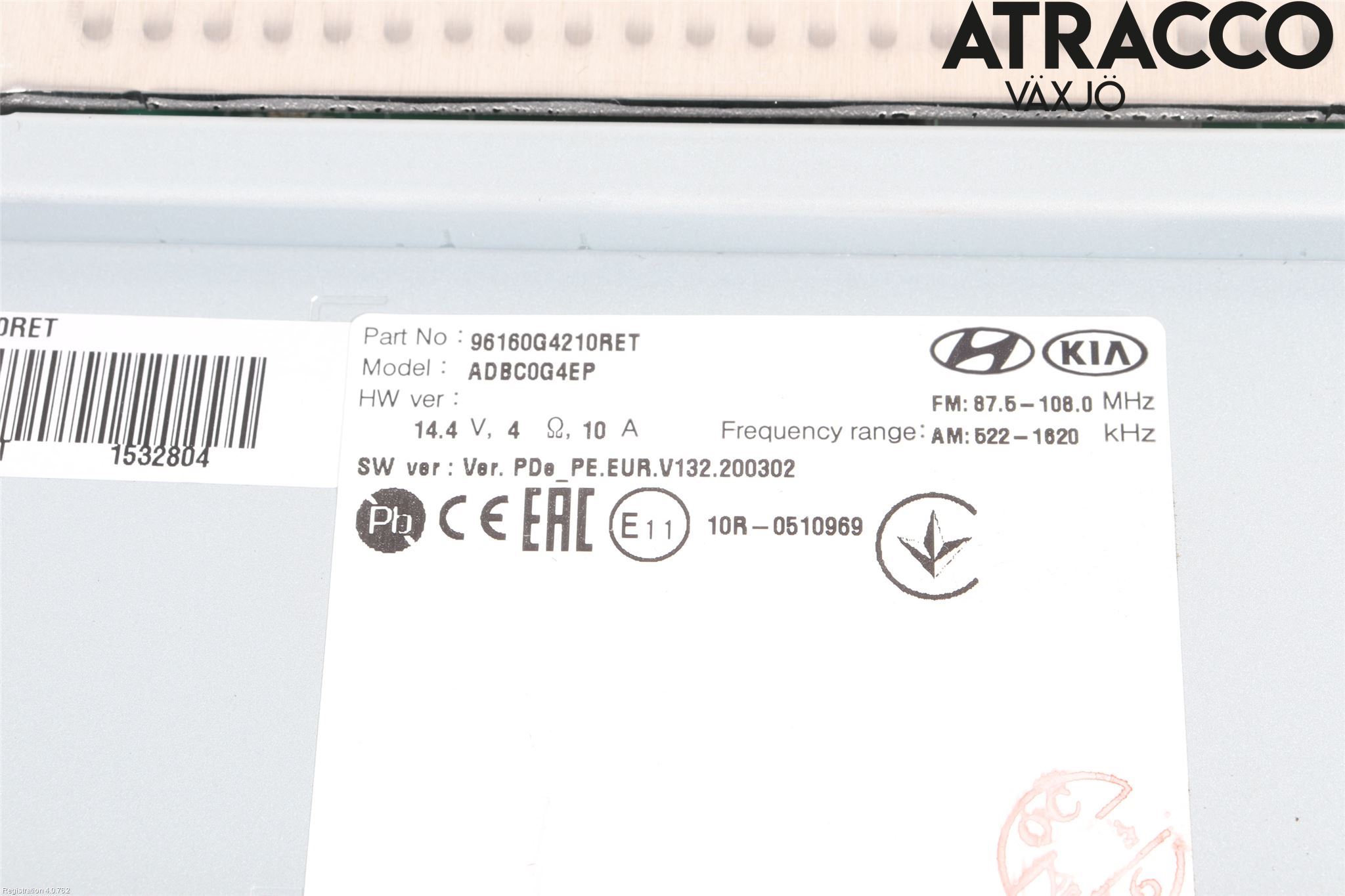 Hyundai i30 PD 17- Stereo Radio Med Cd