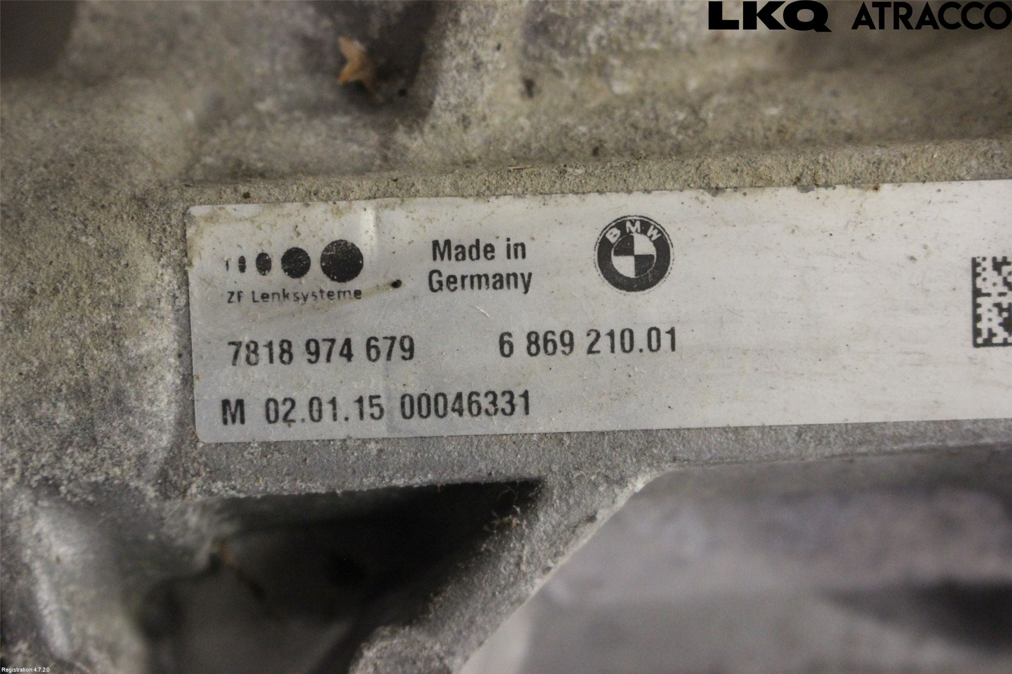 BMW 5 F10/F11/F18 09-17 Styrväxel/Snäcka Elektrisk