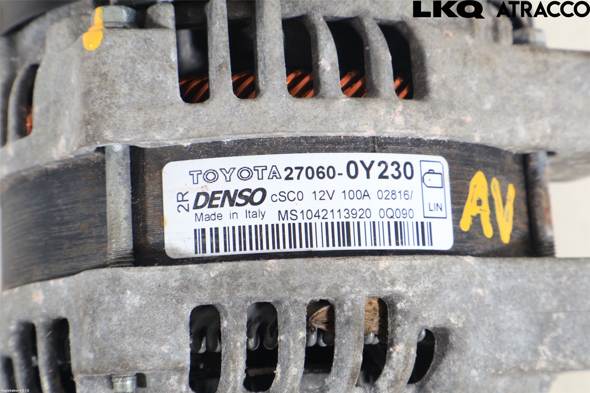 Toyota AURIS 13-19 Dynamo