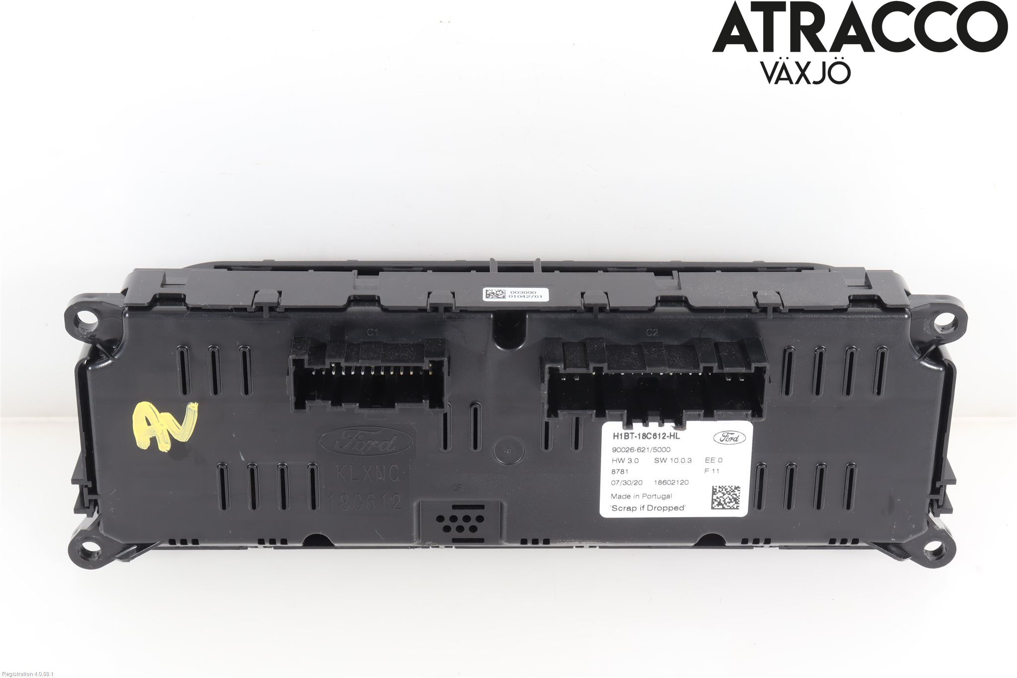 Ford FIESTA (VII) 18-23 Varme Ac Betjening-Display