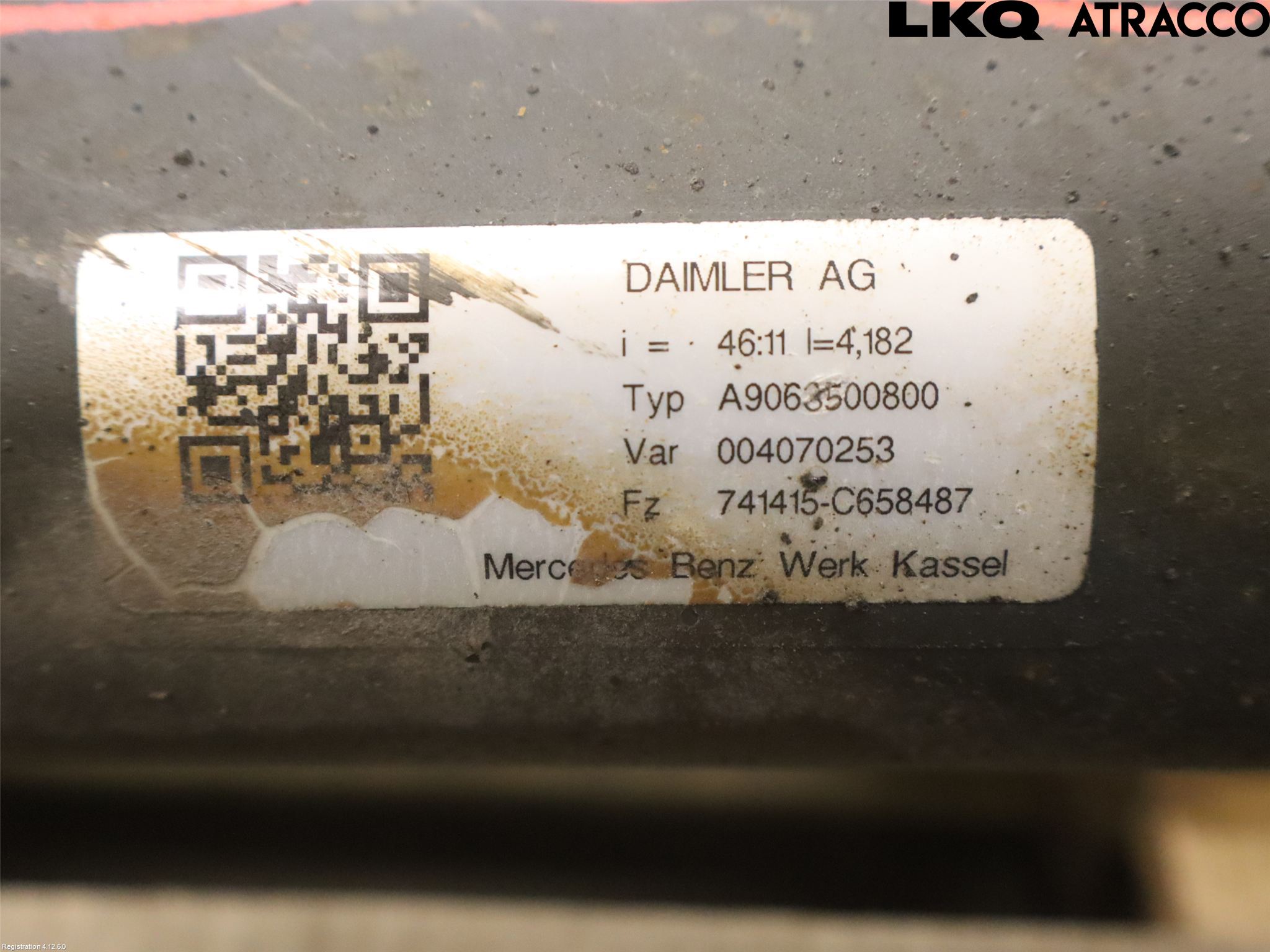 Volkswagen VW CRAFTER 06-16 Bakaksel