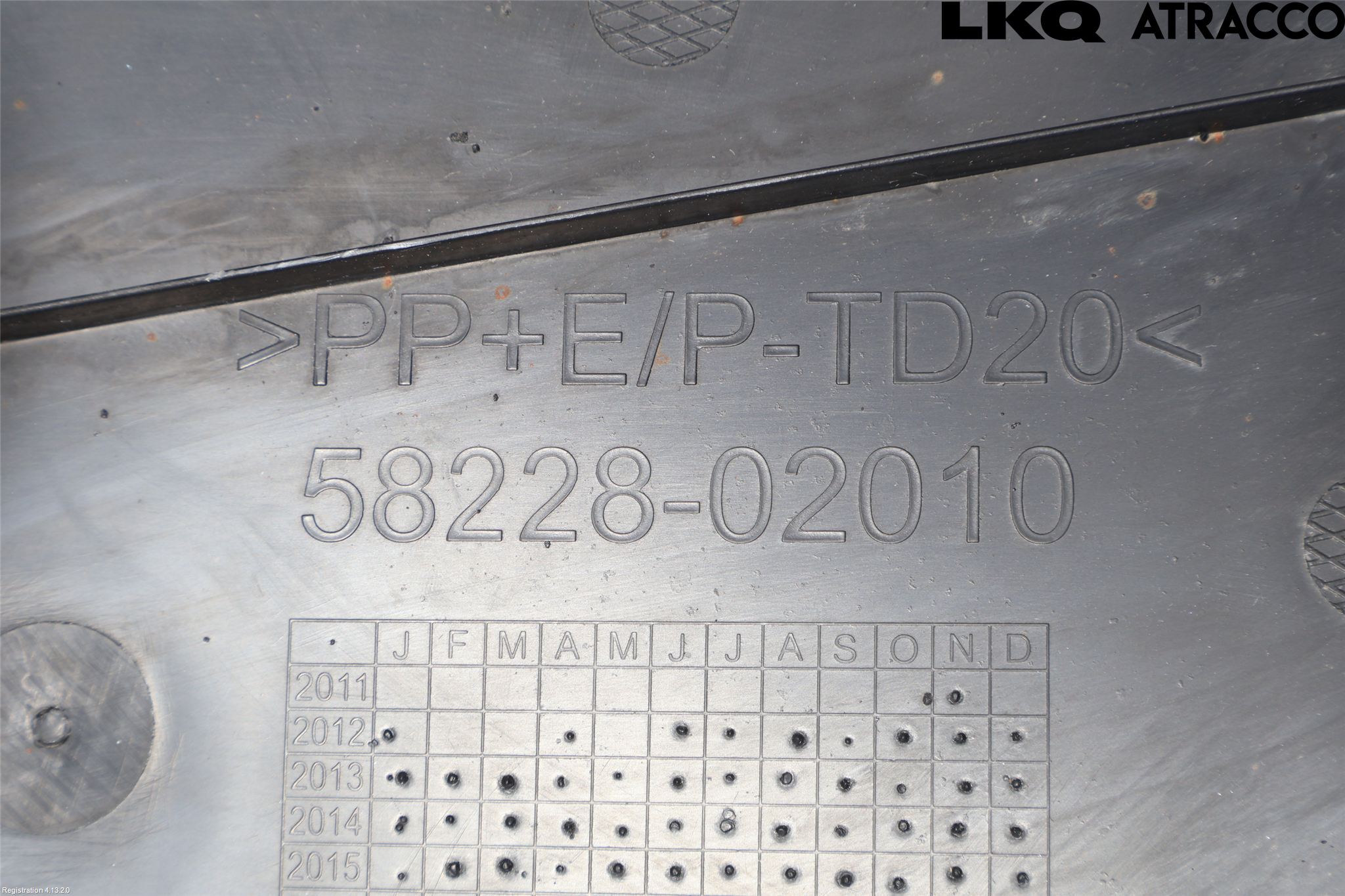 Toyota AURIS 13-19 Bunnplate U Motor-Gear-Dørk