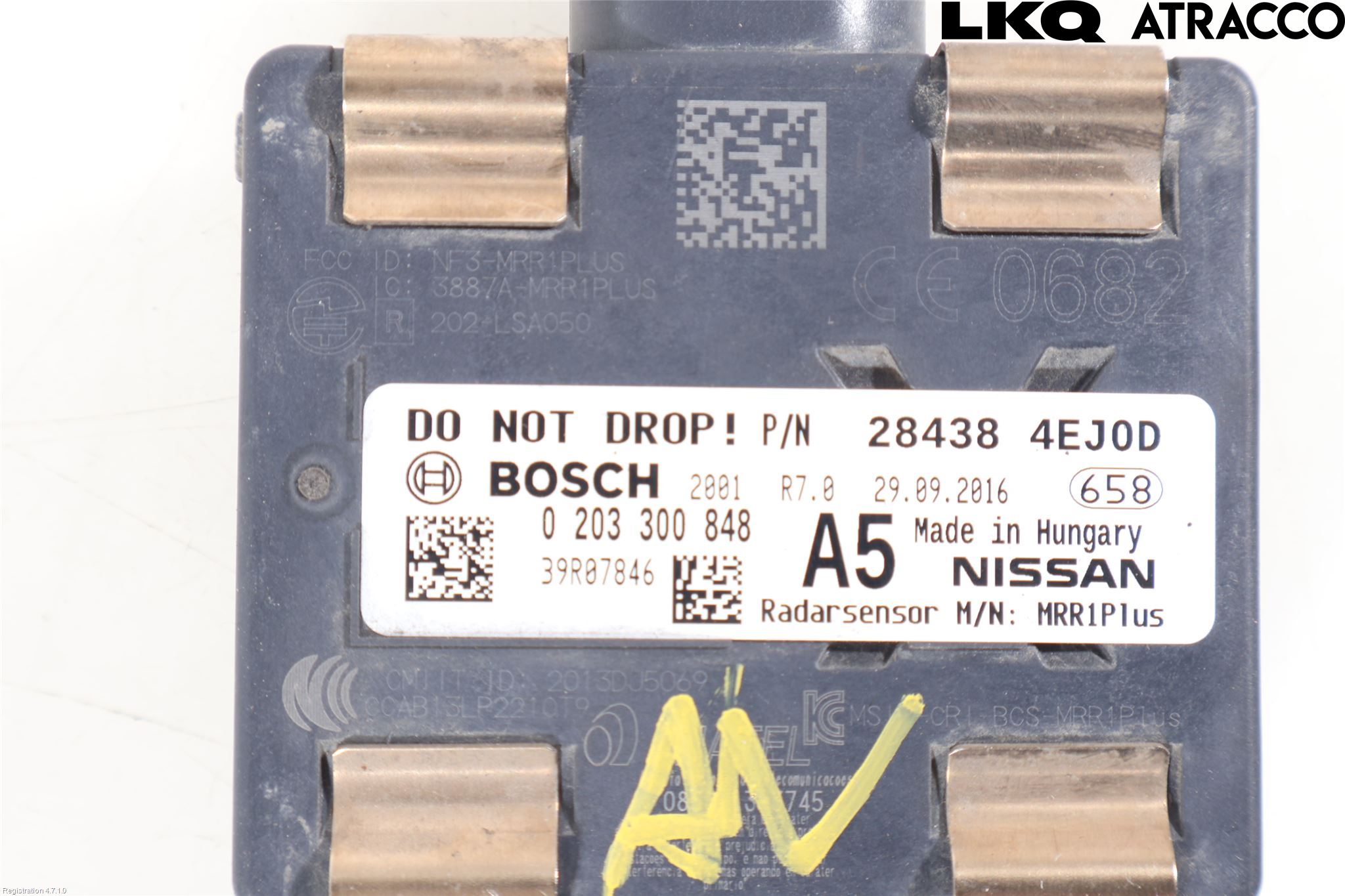 Nissan QASHQAI 14-17 Sensor Fartsbegrensning