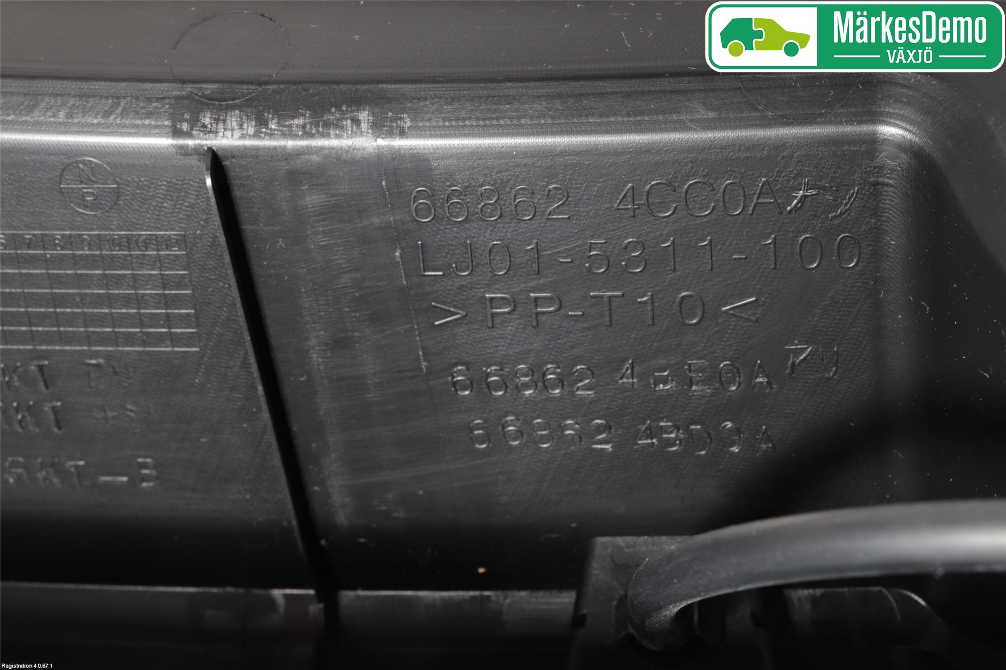 Nissan X-TRAIL 14-21 Visker Deksel-Grill-Under Frr