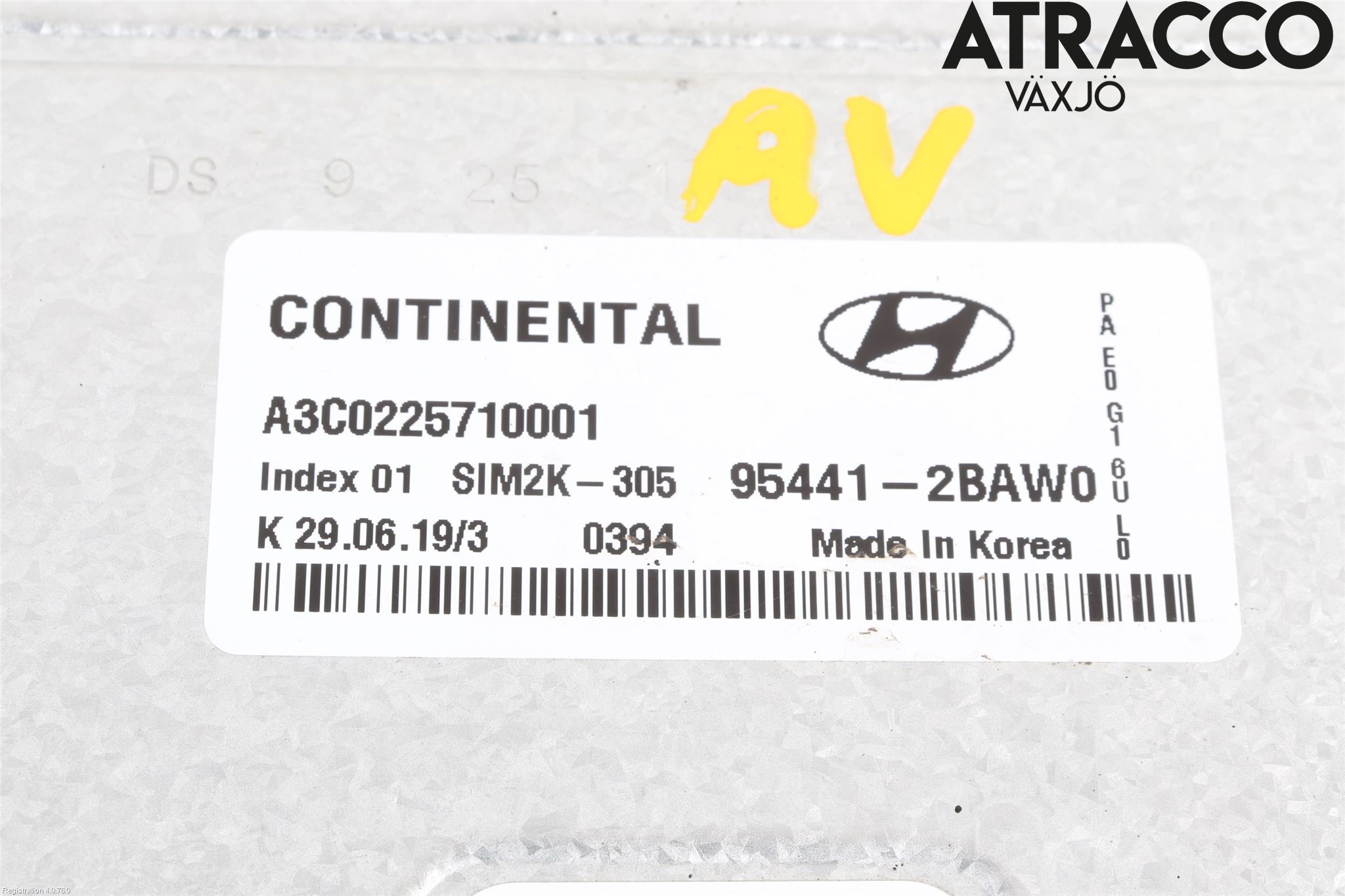 Hyundai IONIQ AE 17-22 Styreenhet Gearkasse
