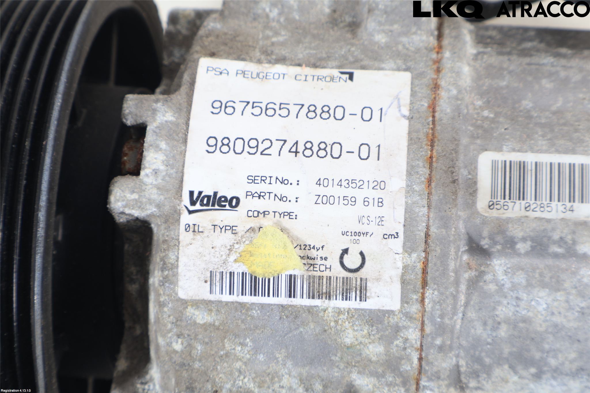 Peugeot 308 14-21 Varme Ac Kompressor
