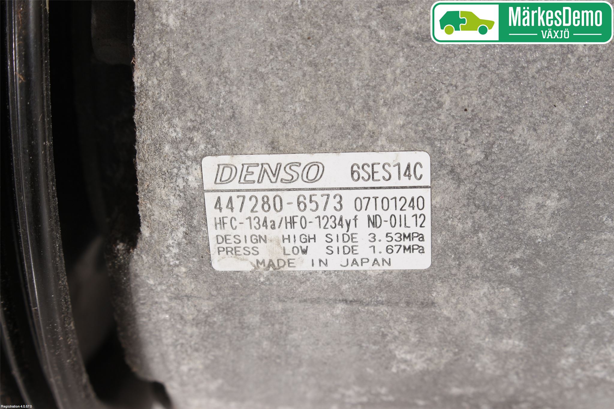 Toyota AVENSIS 16-18 Varme Ac Kompressor