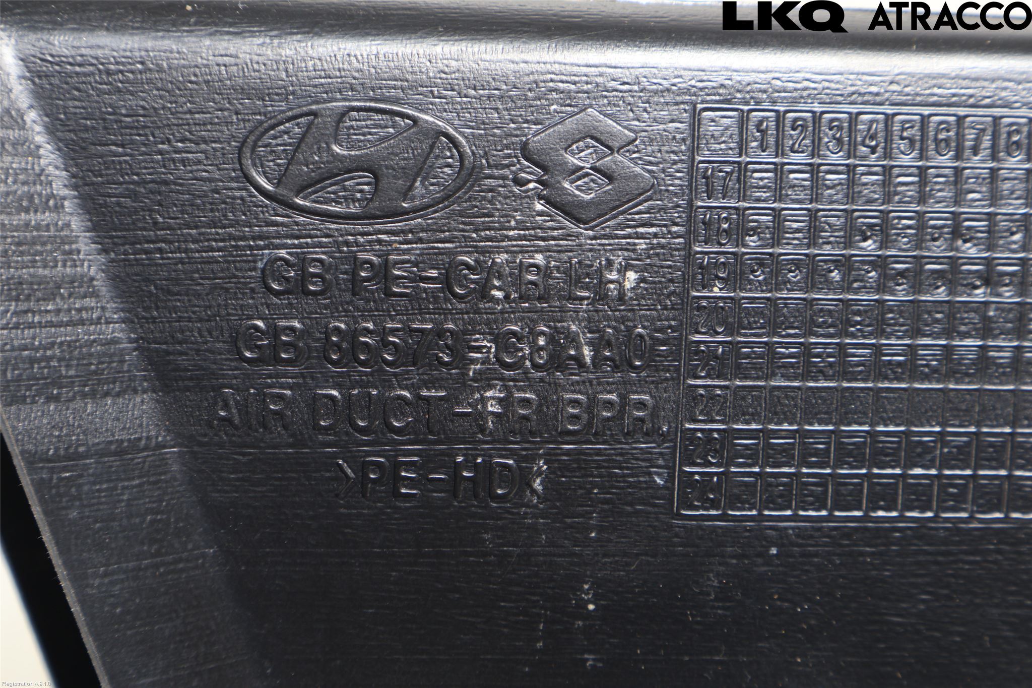 Hyundai i20 GB 15-20 Luftstyring Front