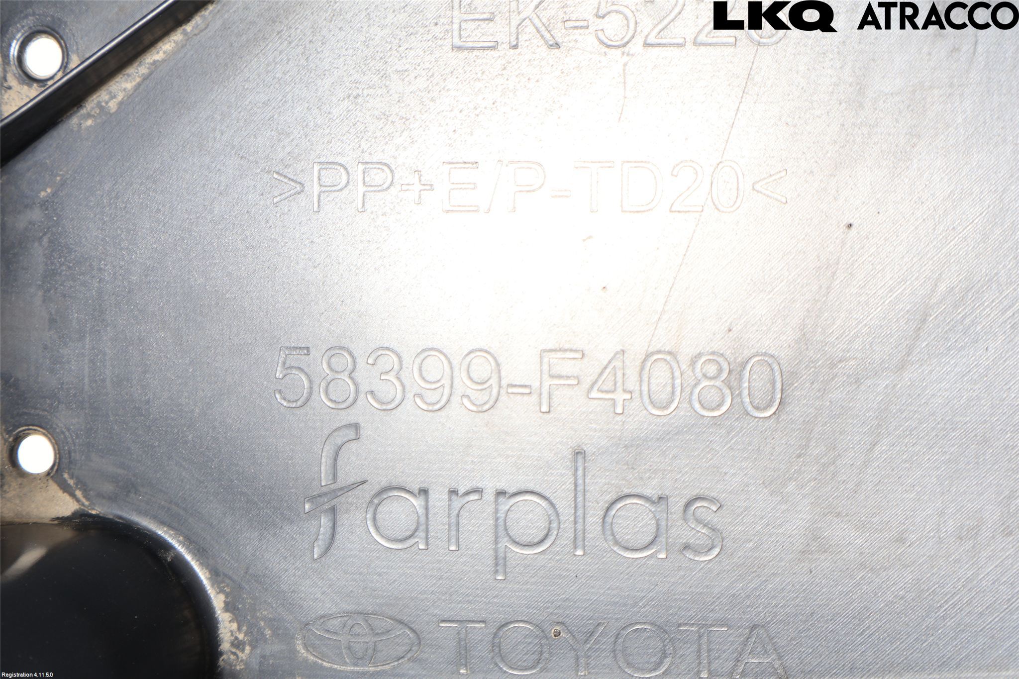 Toyota C-HR 24- Bunnplate U Motor-Gear-Dørk