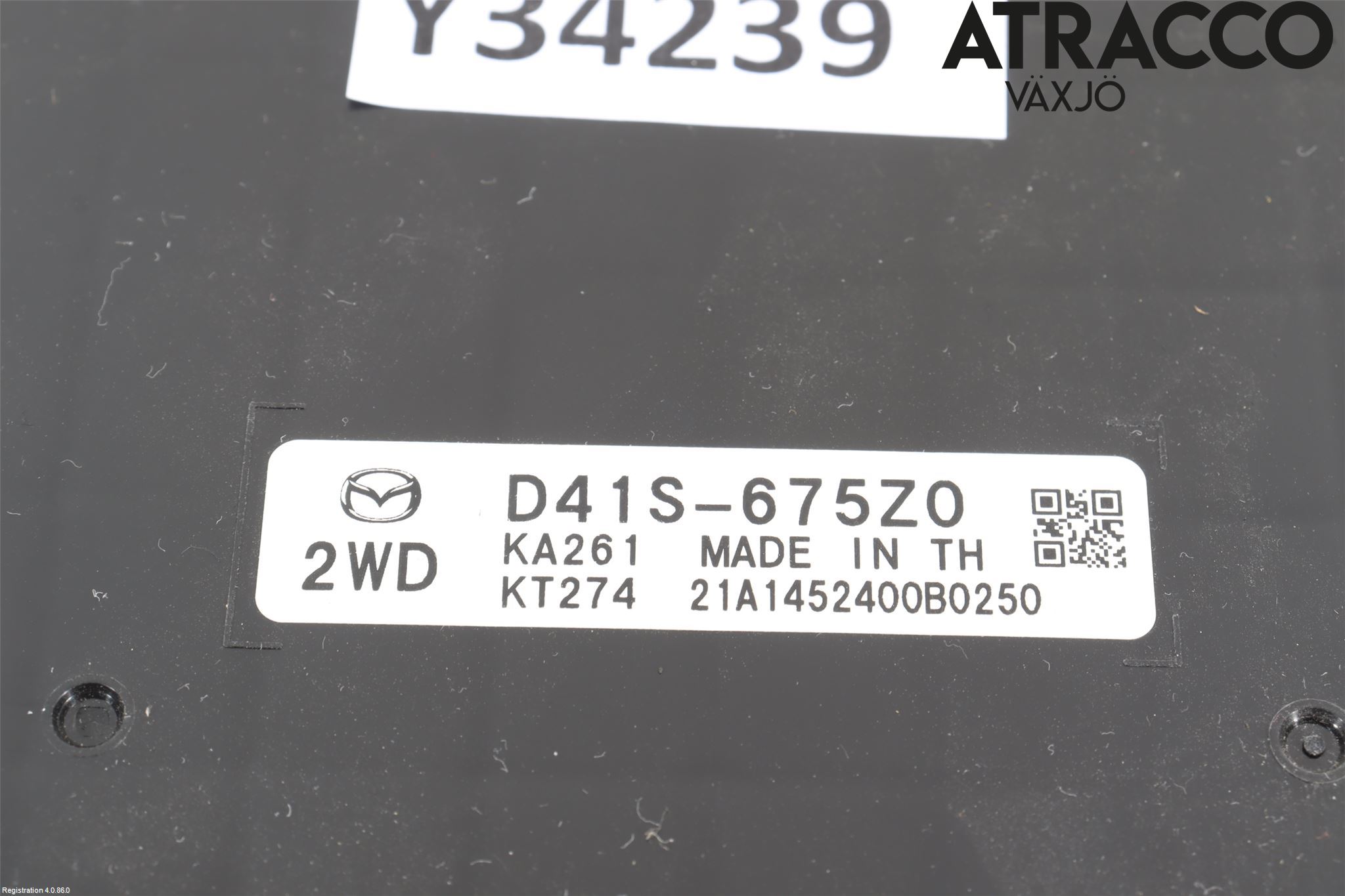 Mazda MX-30 20- Styreenhet Øvrig