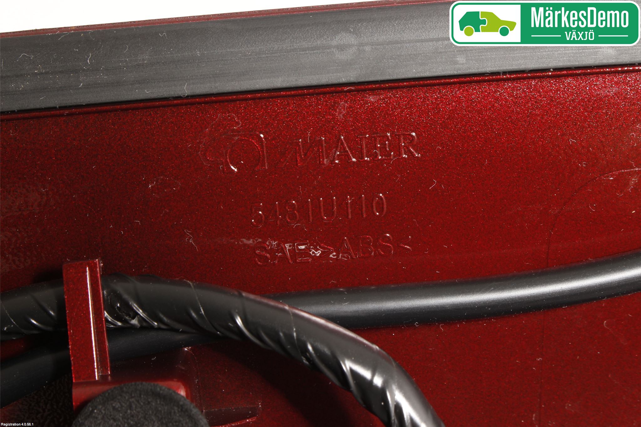 Nissan QASHQAI 14-17 Refleksplate - Skiltplate