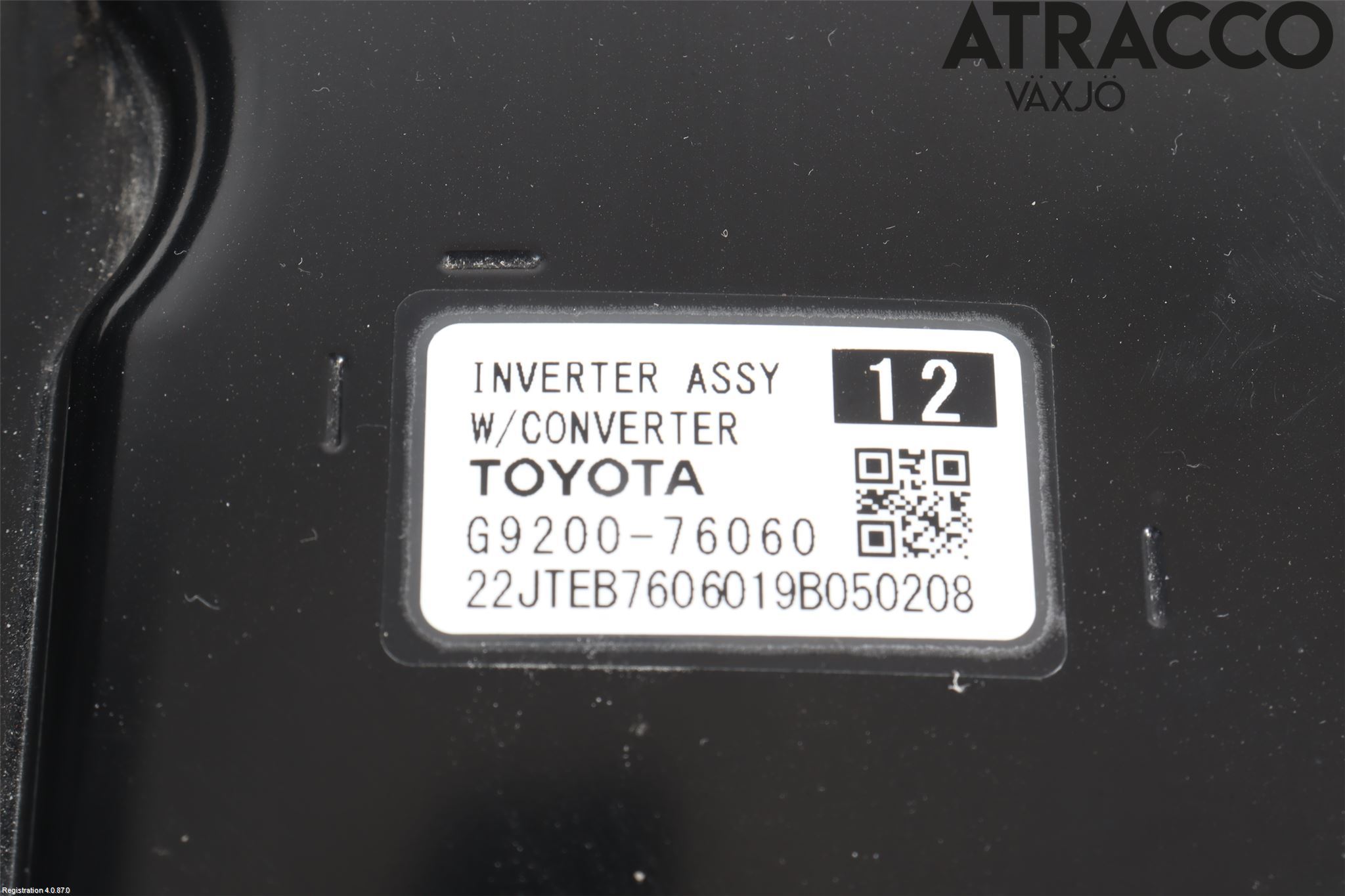 Toyota COROLLA 19- Hybridconverter