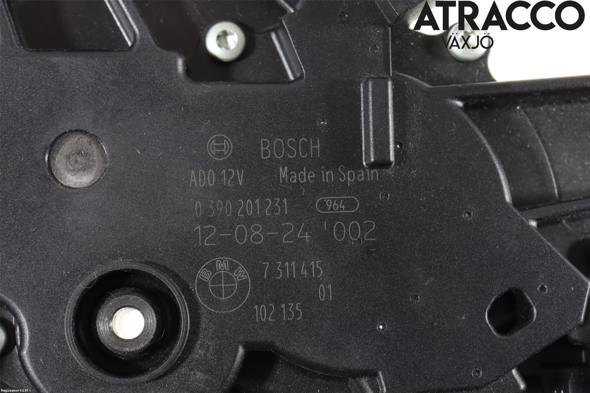 BMW 5 F10/F11/F18 09-17 Viskermotor Bakluke