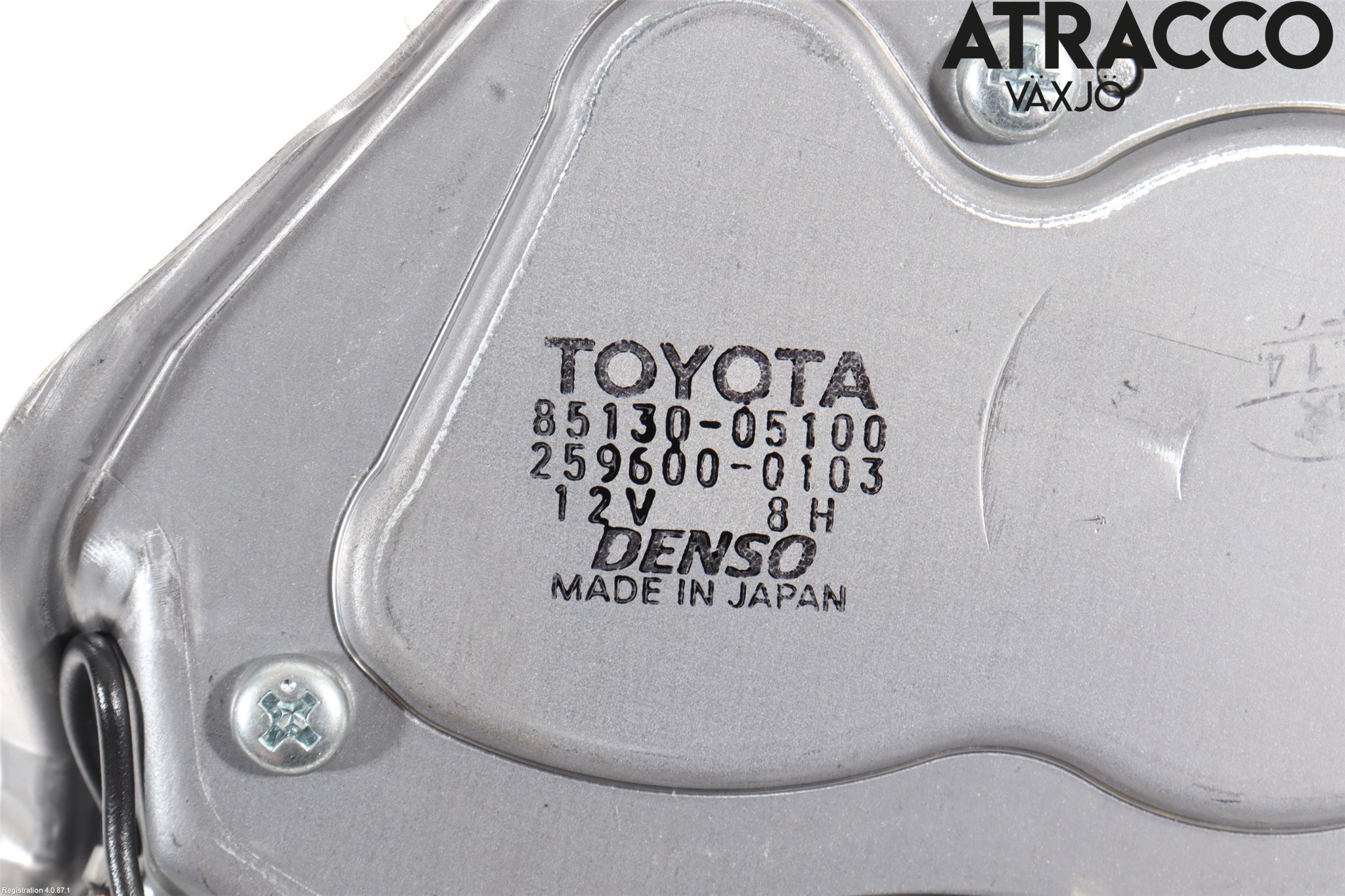 Toyota AVENSIS 07-08 Viskermotor Bakluke