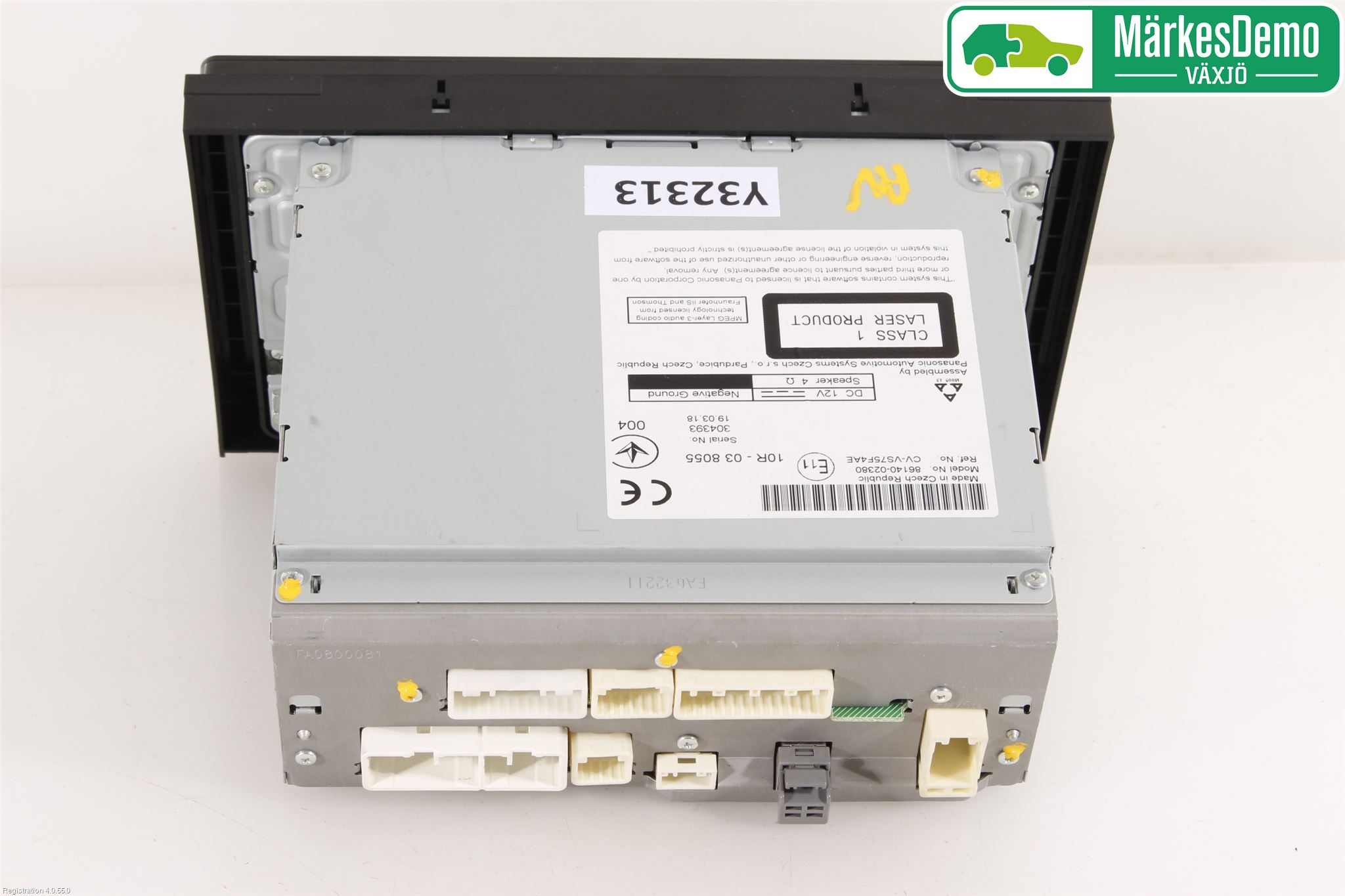 Toyota AURIS 13-19 Stereo Radio Med Cd