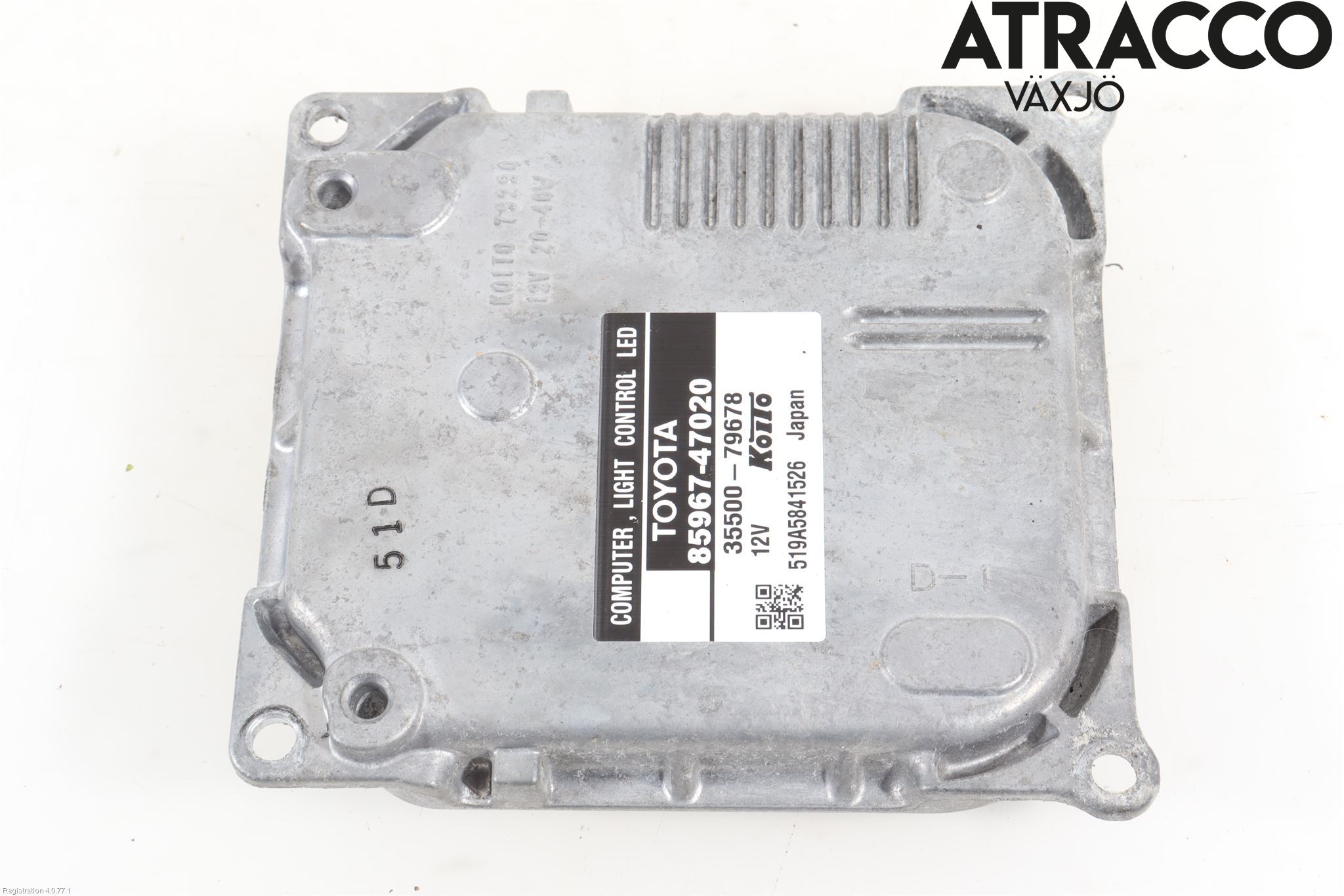 Toyota PRIUS ZVW30 09-20 Styreenhet Xenon