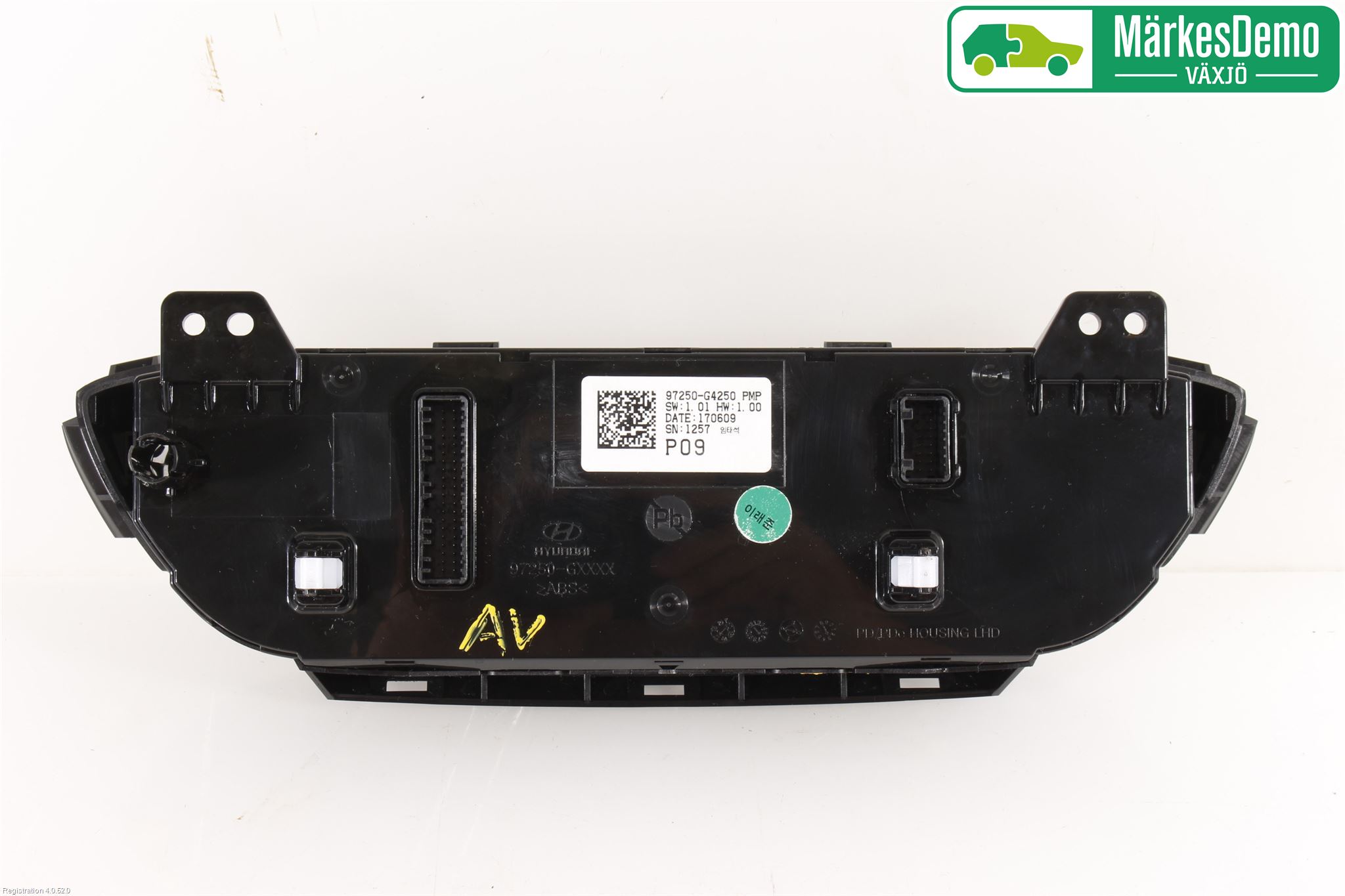 Hyundai i30 PD 17- Varme Ac Betjening-Display