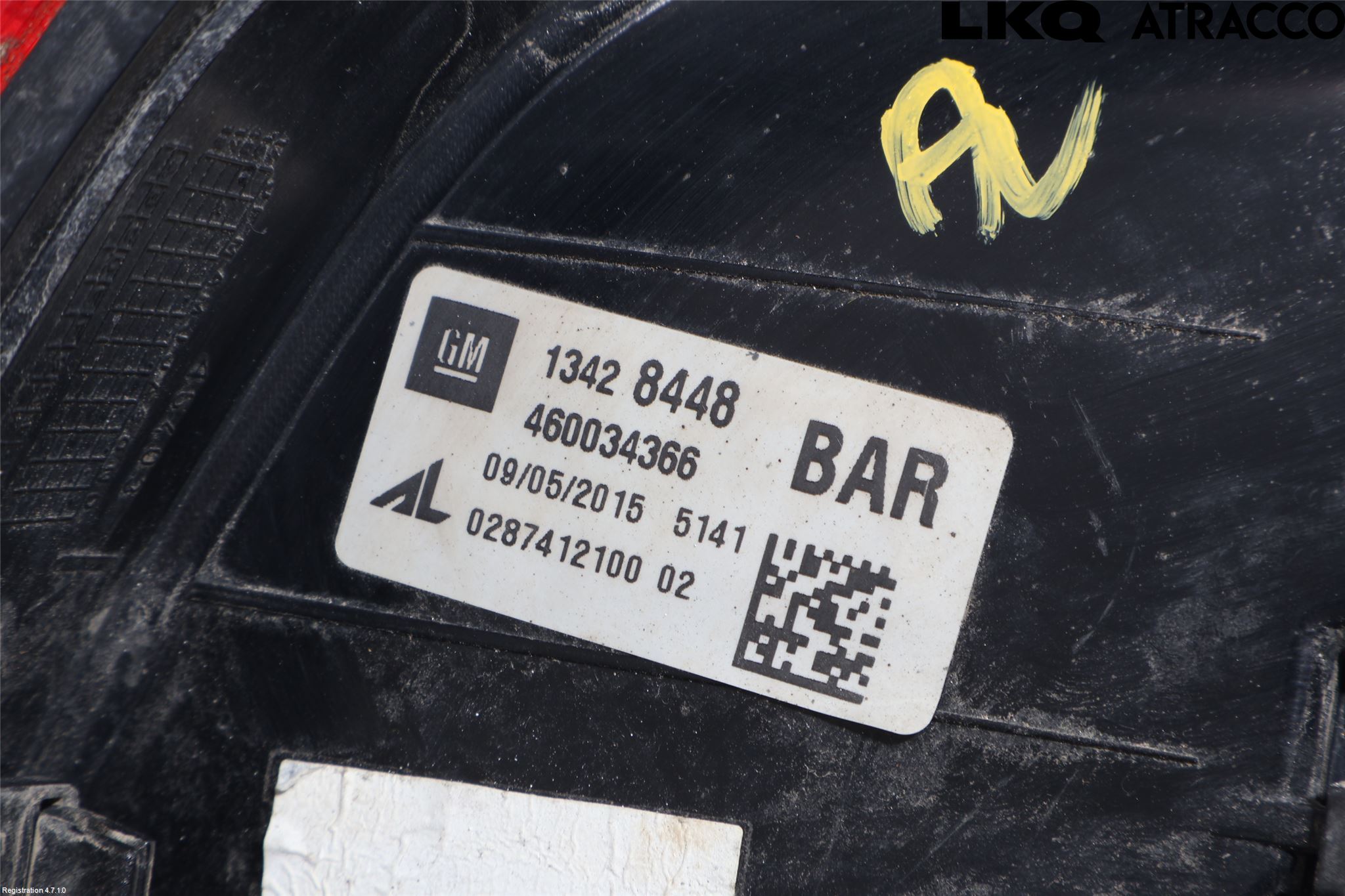 Opel CORSA E 15-19 Baklykt Høyre