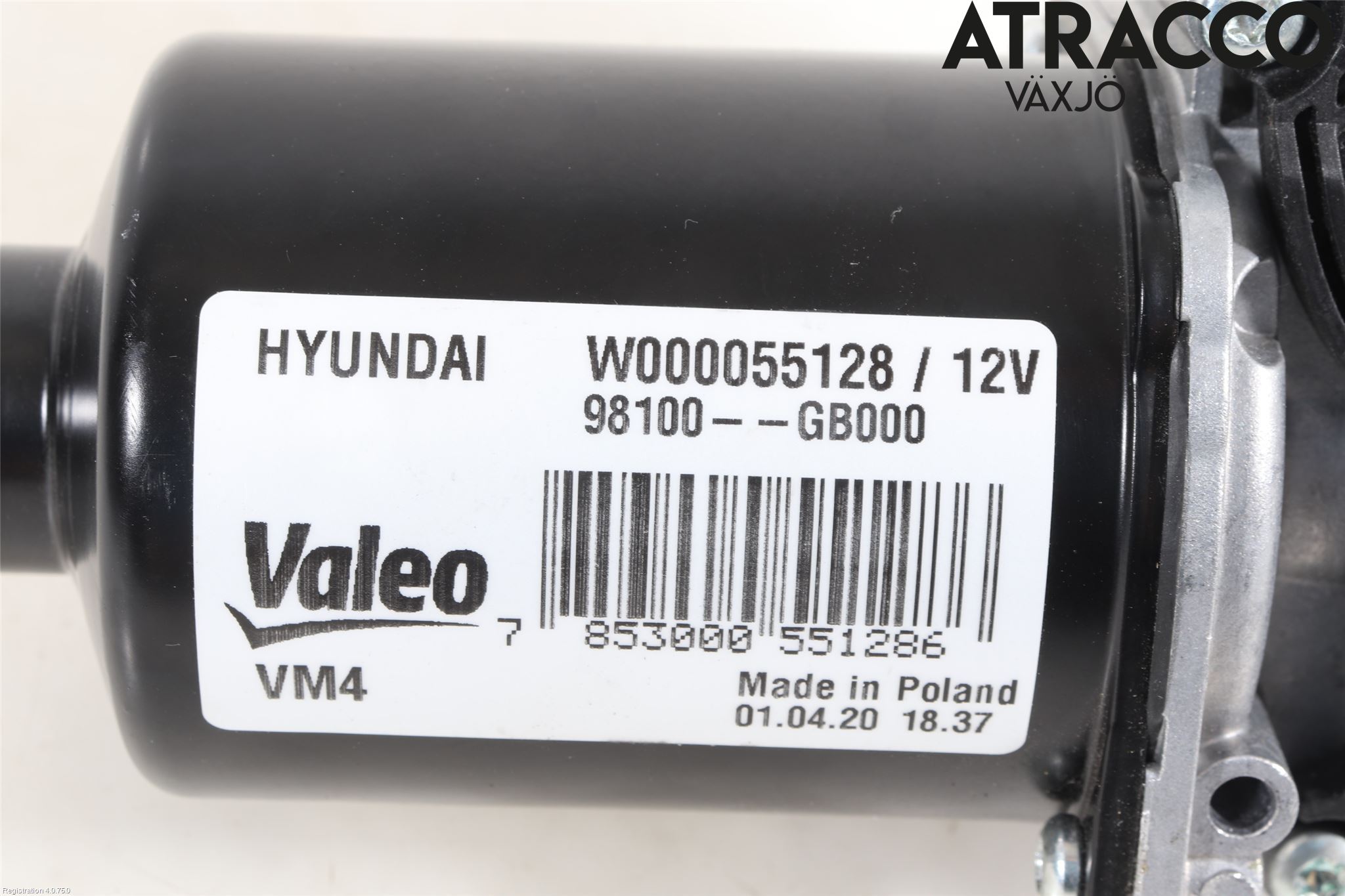 Hyundai i20 GB 15-20 Viskermotor Frontrute