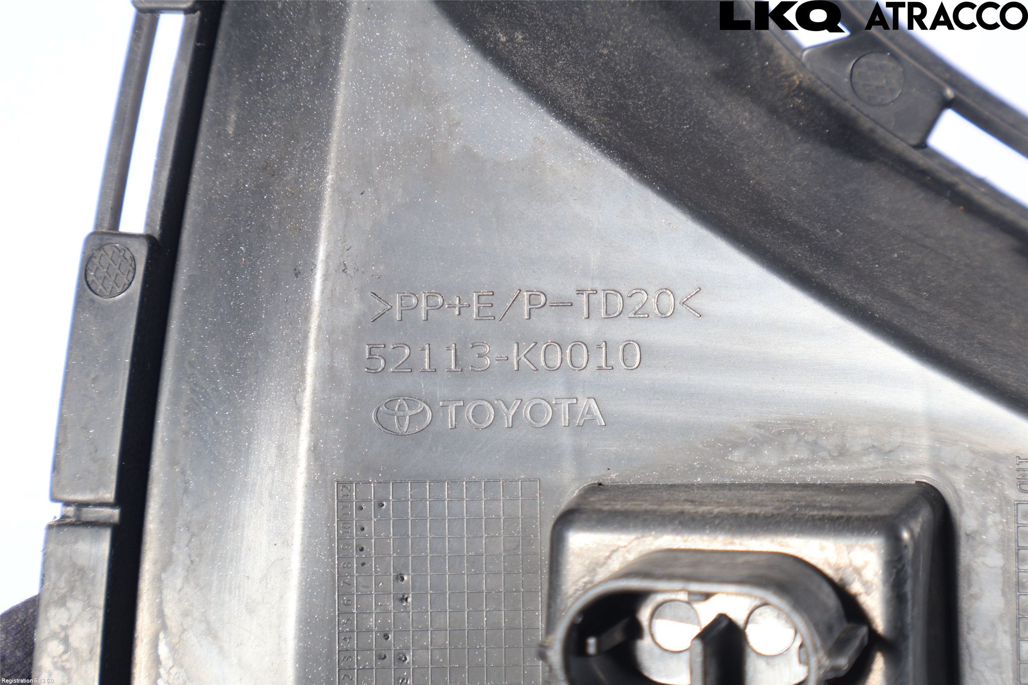 Toyota YARIS XP21 20- Støtfanger Foran Hjørne Vens