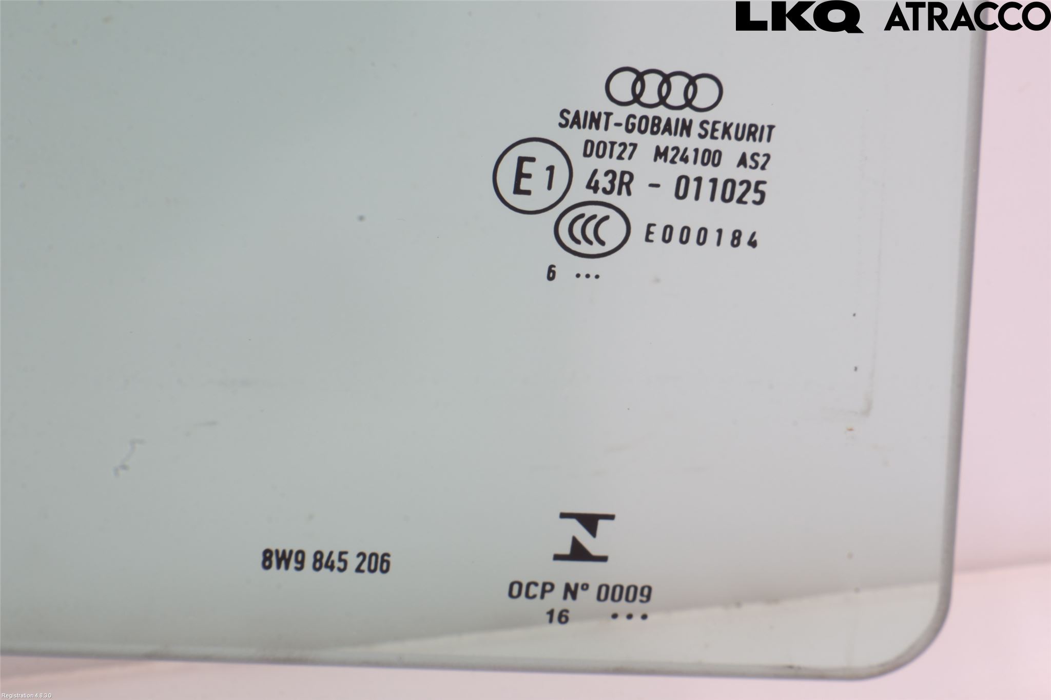 Audi A4/S4 B9 16-19 Dørrute Bak Høyre 4Dørs