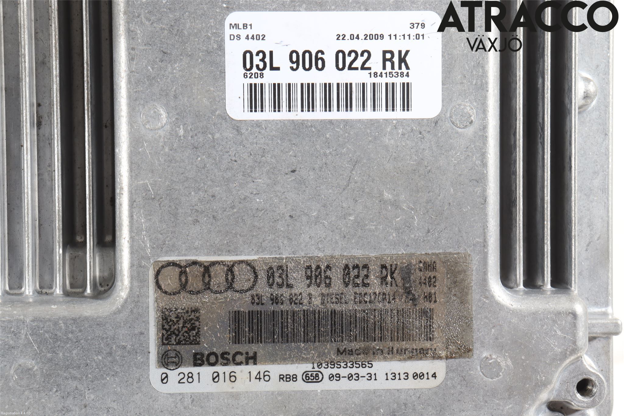 Audi A4 ALLROAD 09-16 Styreenhet Dieselpumpe