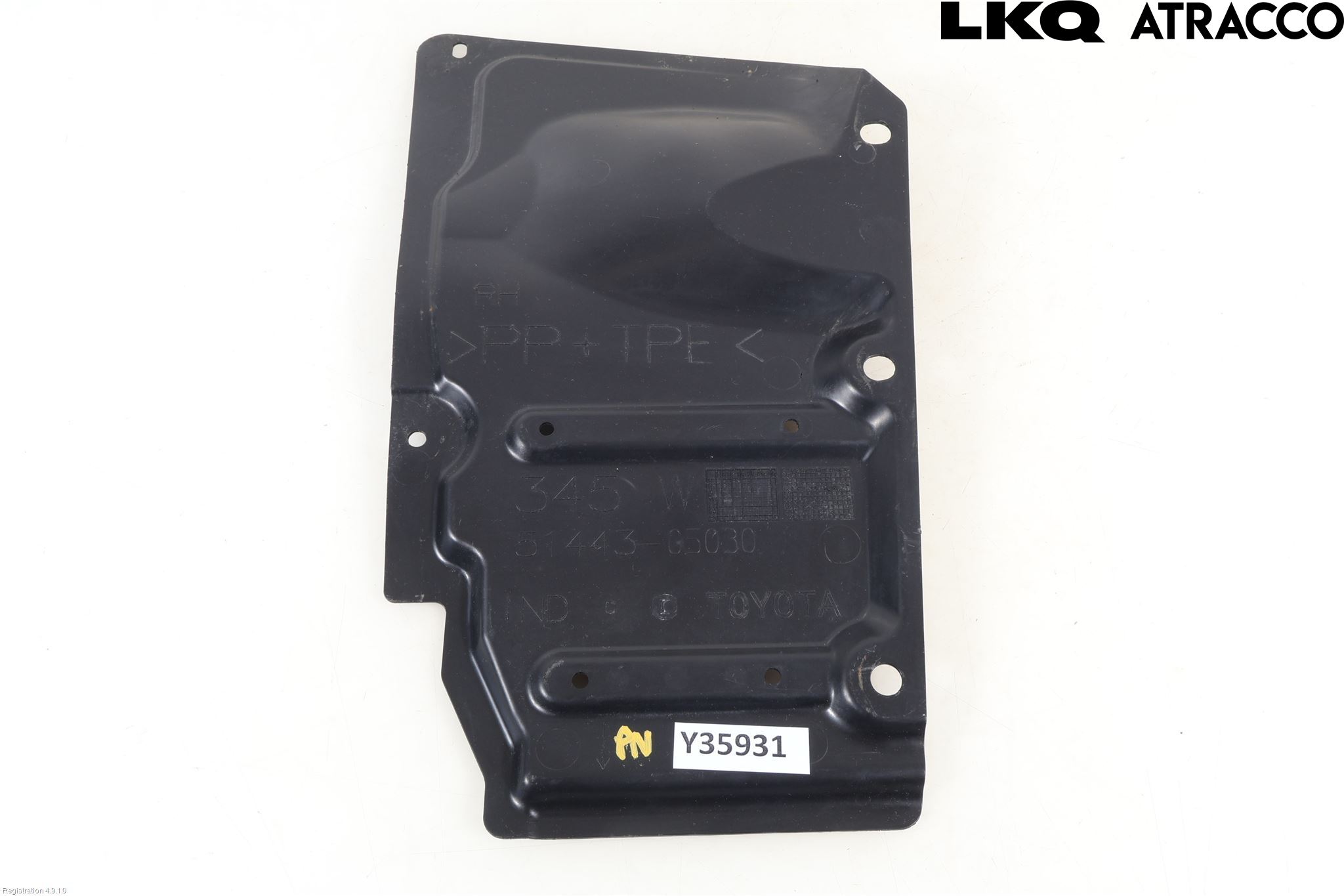 Toyota AURIS 13-19 Bunnplate U Motor-Gear-Dørk