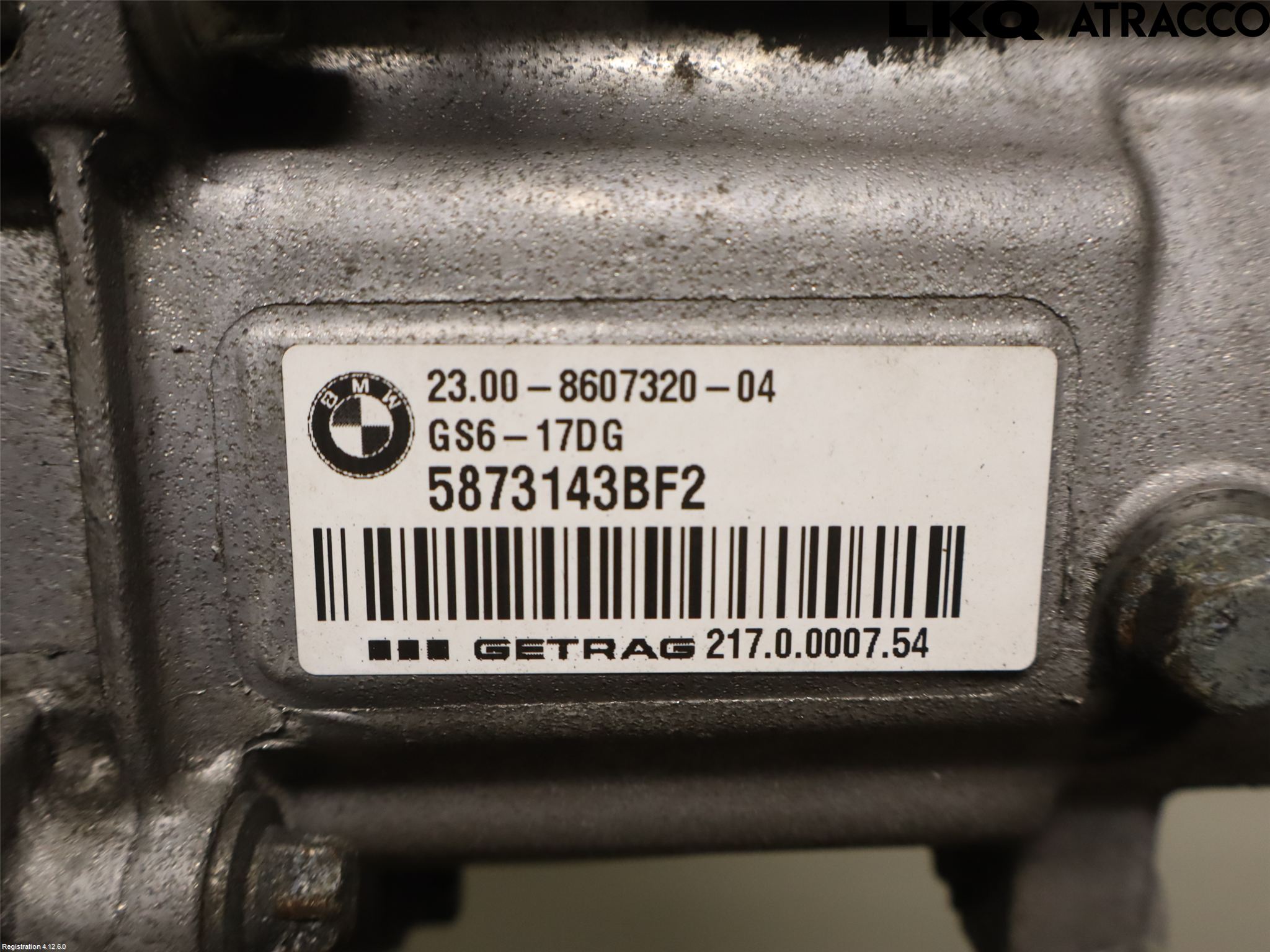 BMW 3 F30/F31/F80 12-19 Gearkasse 6 Trinn