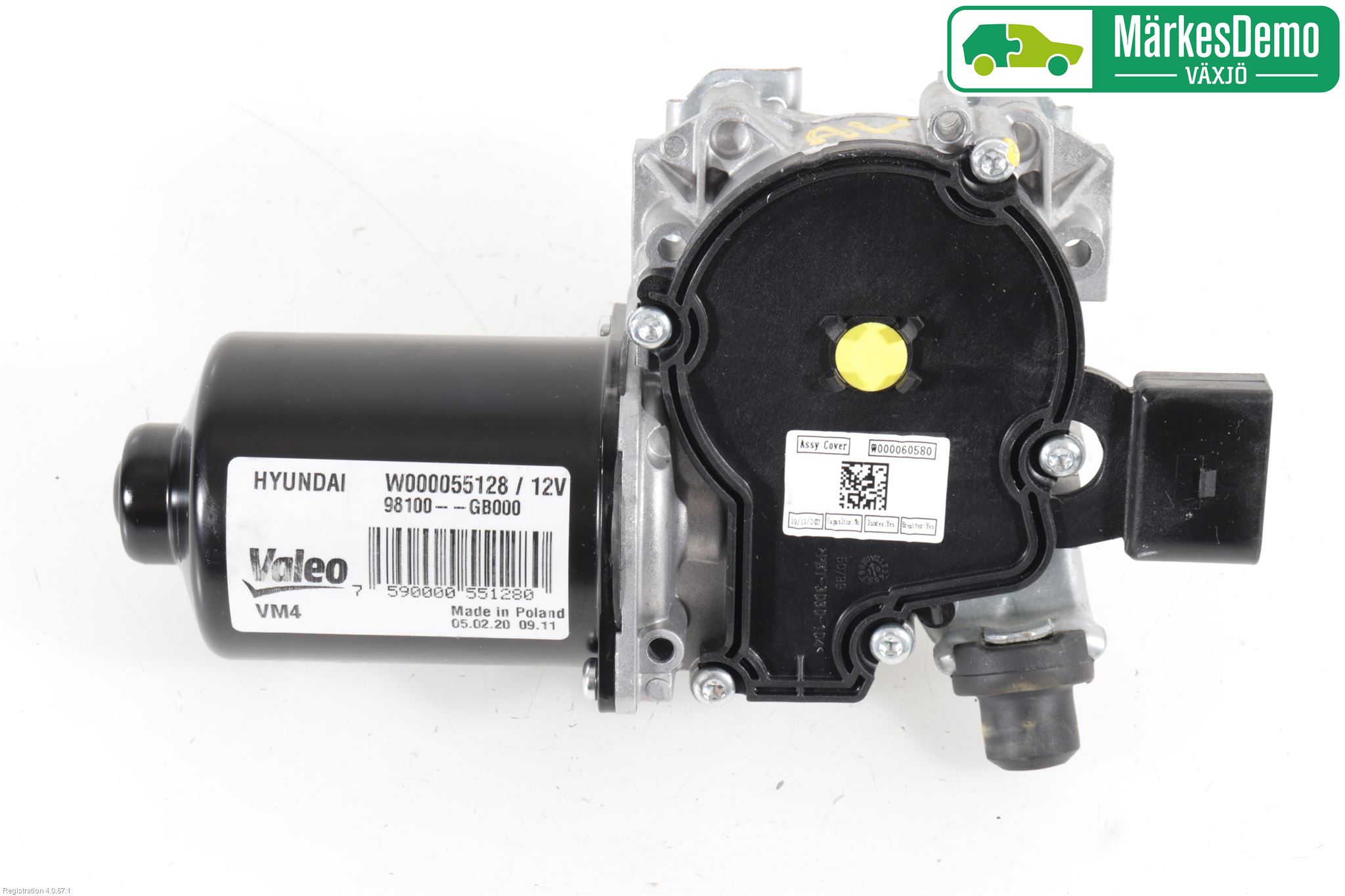 Hyundai i20 GB 15-20 Viskermotor Frontrute
