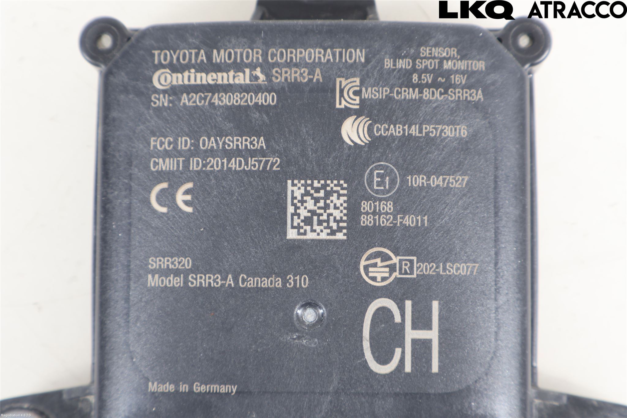Toyota C-HR 16-23 Sensor Kollisjonsbeskyttelse