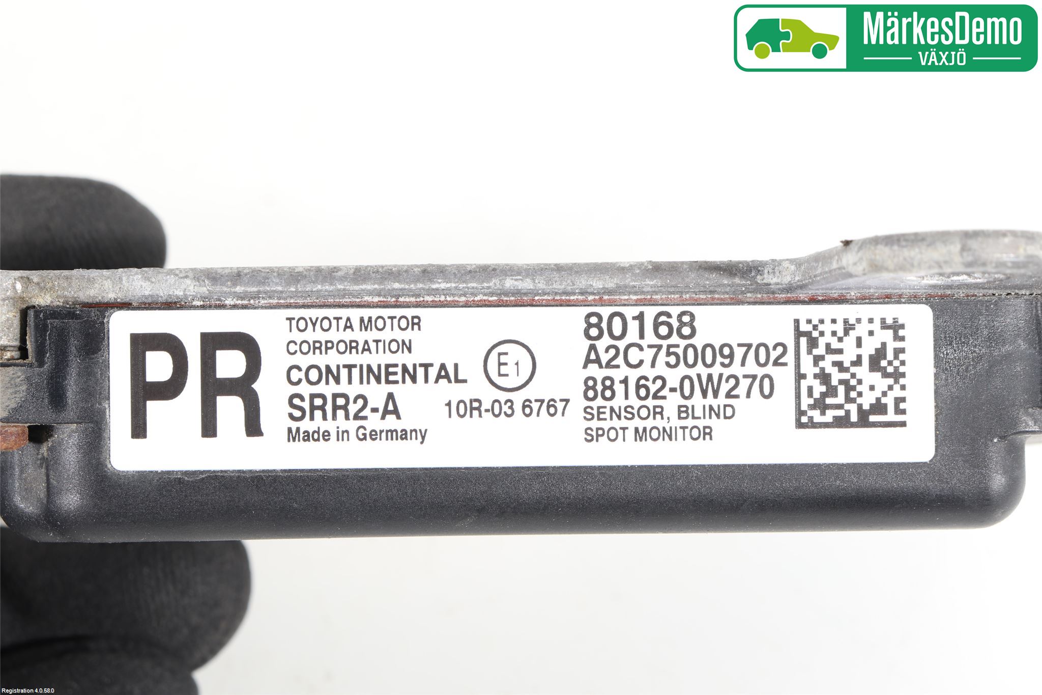 Toyota PRIUS (ZVW50) 16-21 Sensor Kollisjonsbeskyttelse