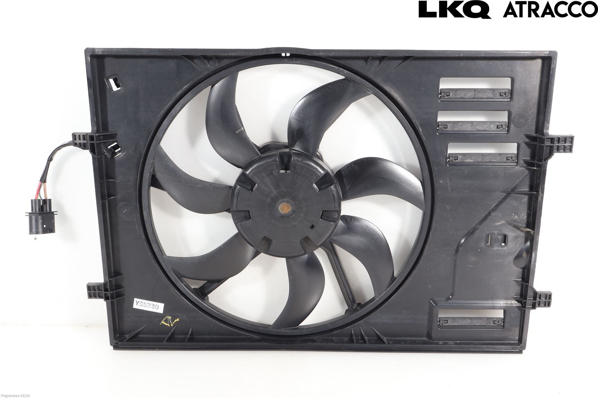 Volkswagen VW GOLF / E-GOLF VII 13-20 Kjølevifte-Radiator Hus-Kåpe