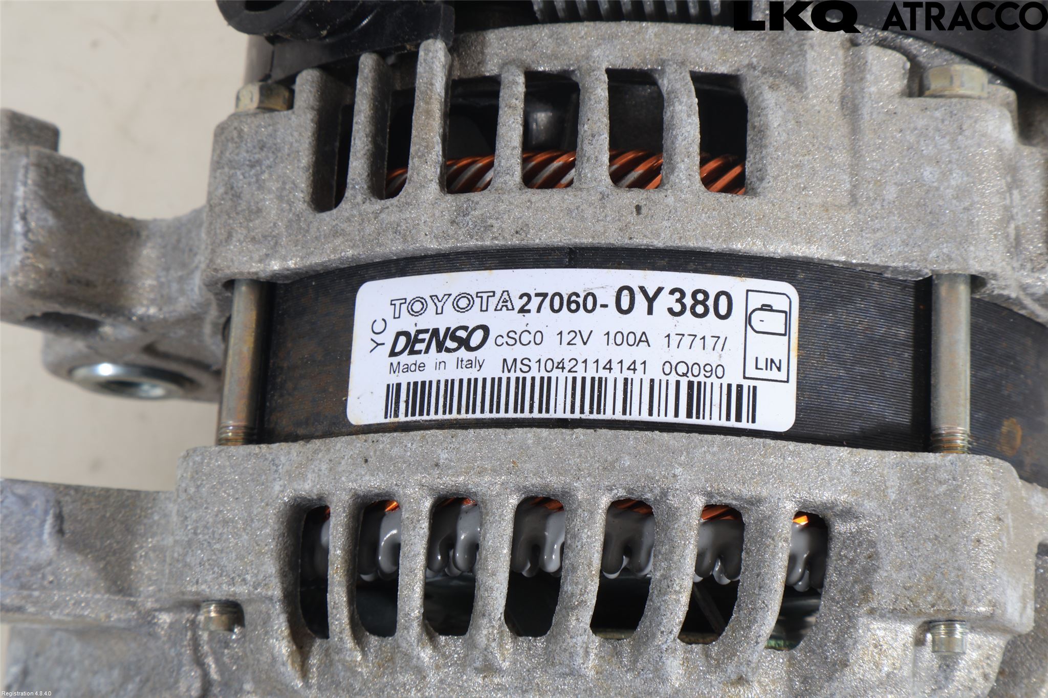 Toyota YARIS XP130 15-20 Dynamo