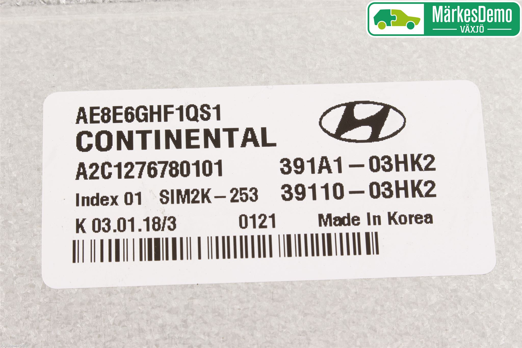 Hyundai IONIQ AE 17-22 Styreenhet Innsprøytning