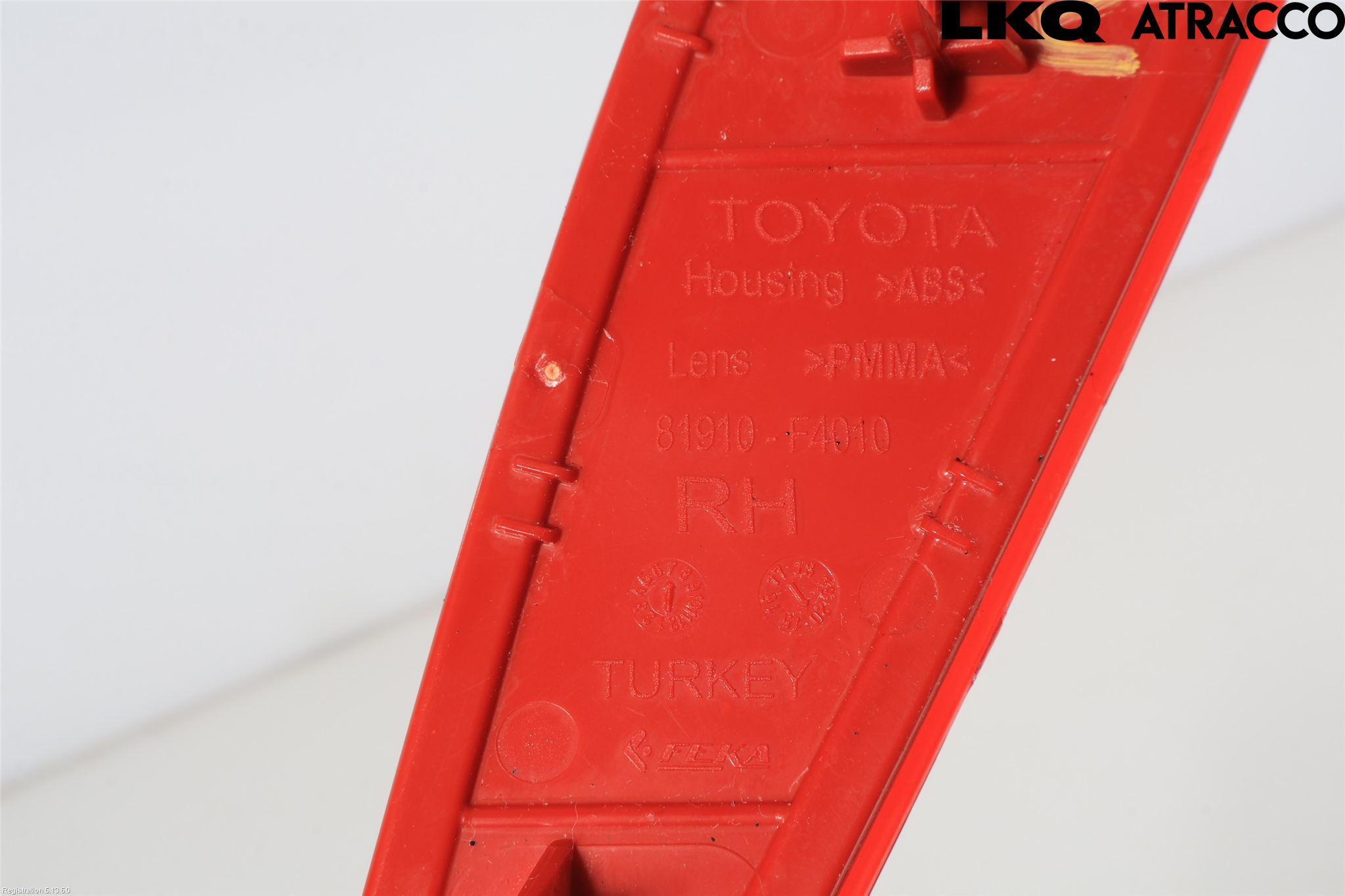 Toyota C-HR 16-23 Refleks Bak