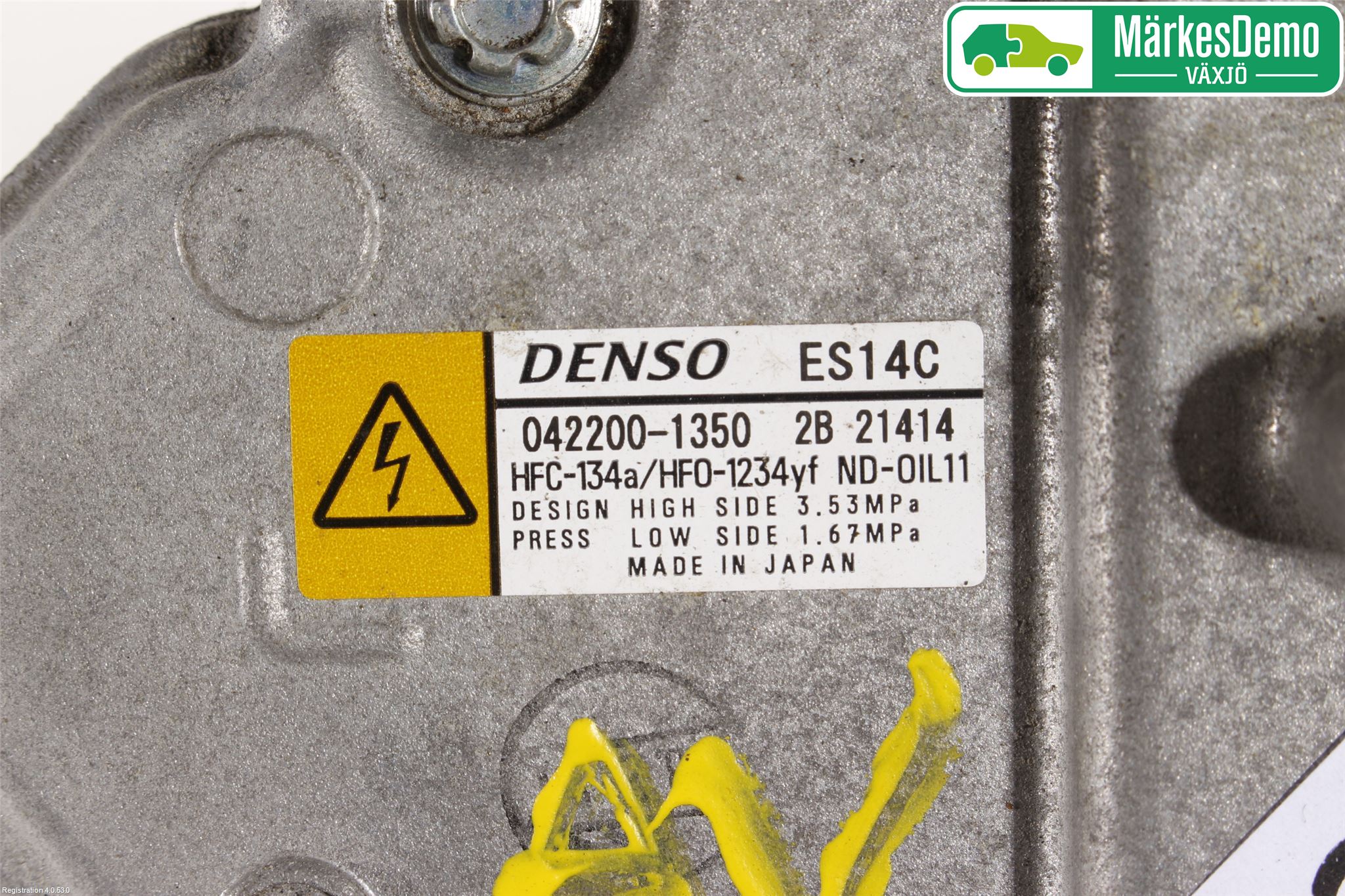 Toyota YARIS XP130 15-20 Varme Ac Kompressor